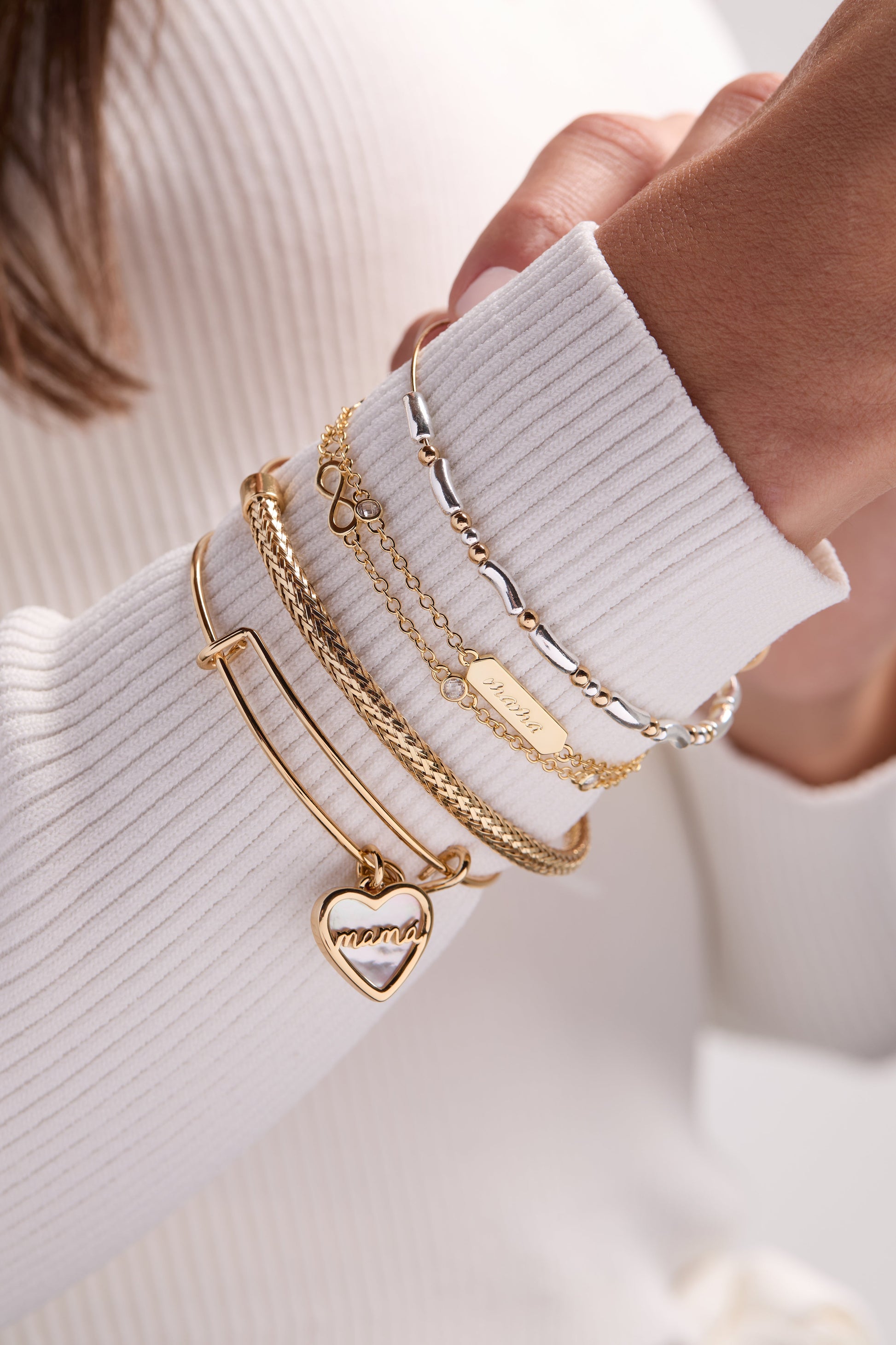 Mexico - Abuela Infinity Adjustable Bracelet Gold