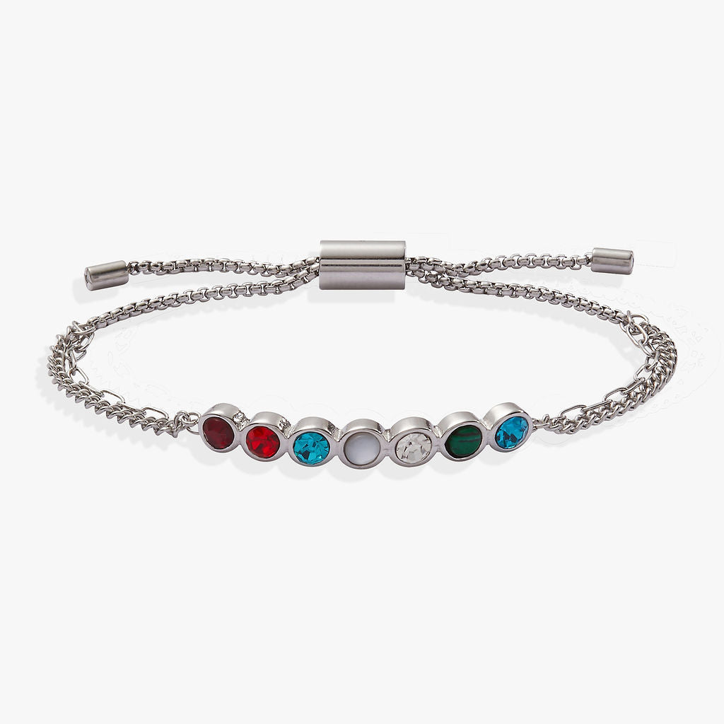 Grandma Acrostic Bolo Stainless Steel Silver