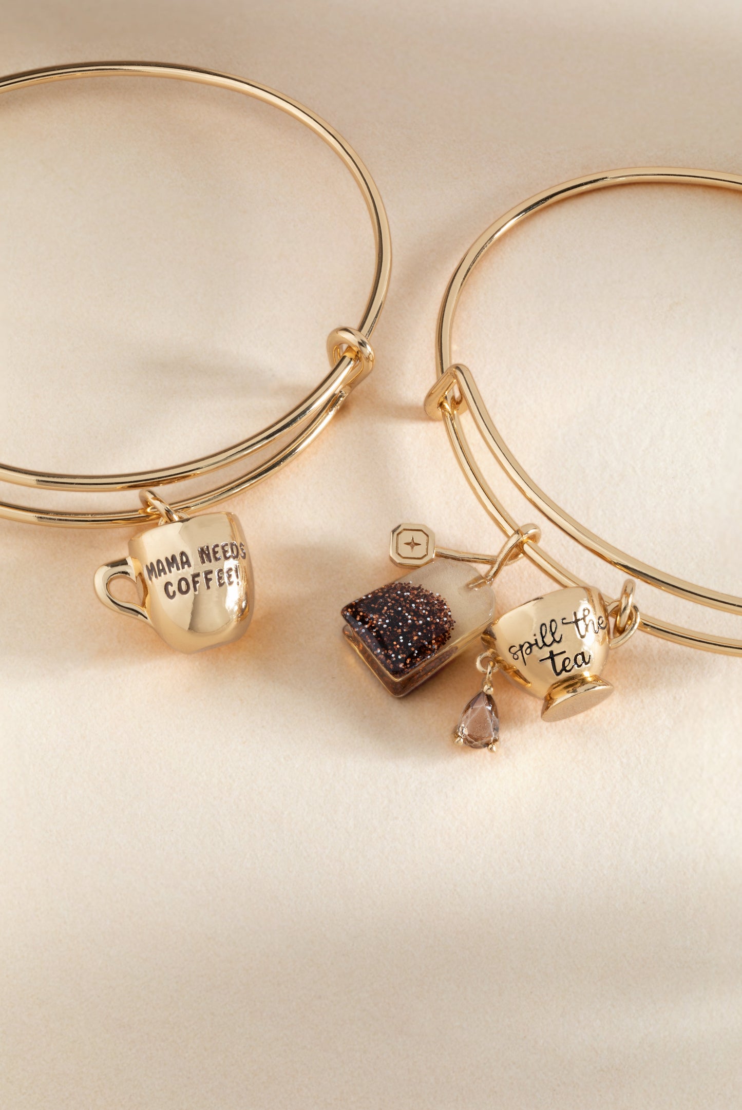 Spill the Tea Duo Charm EWB Gold