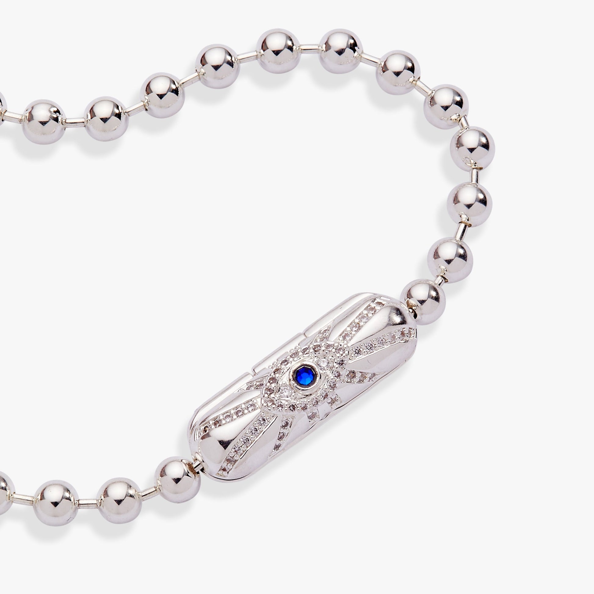 Evil Eye Barrel Closure Bracelet Gold