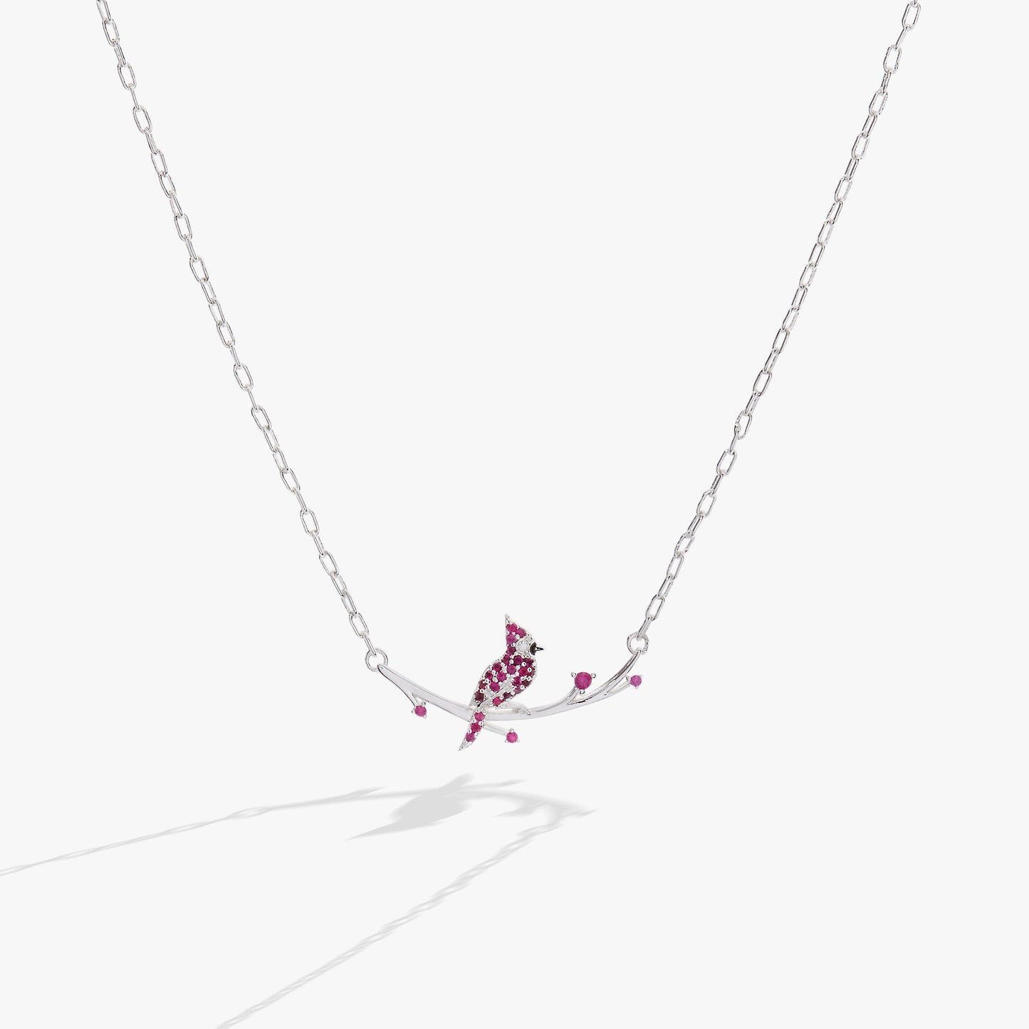 Cardinal Necklace Silver