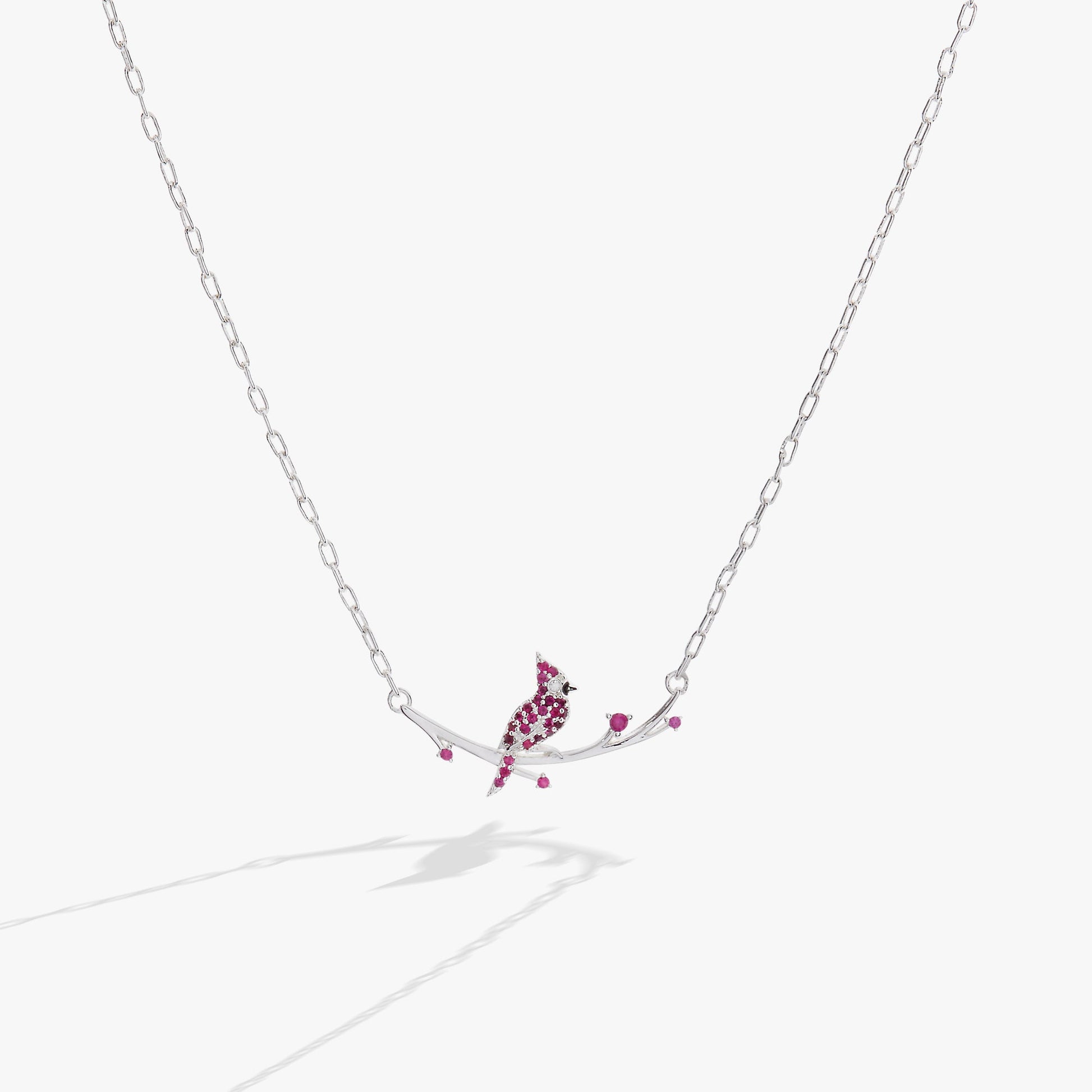 Cardinal Necklace Silver