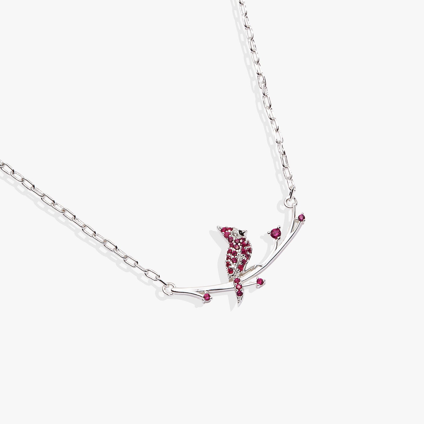 Cardinal Necklace Silver