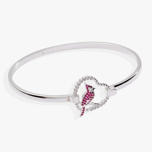 Cardinal Bangle Silver
