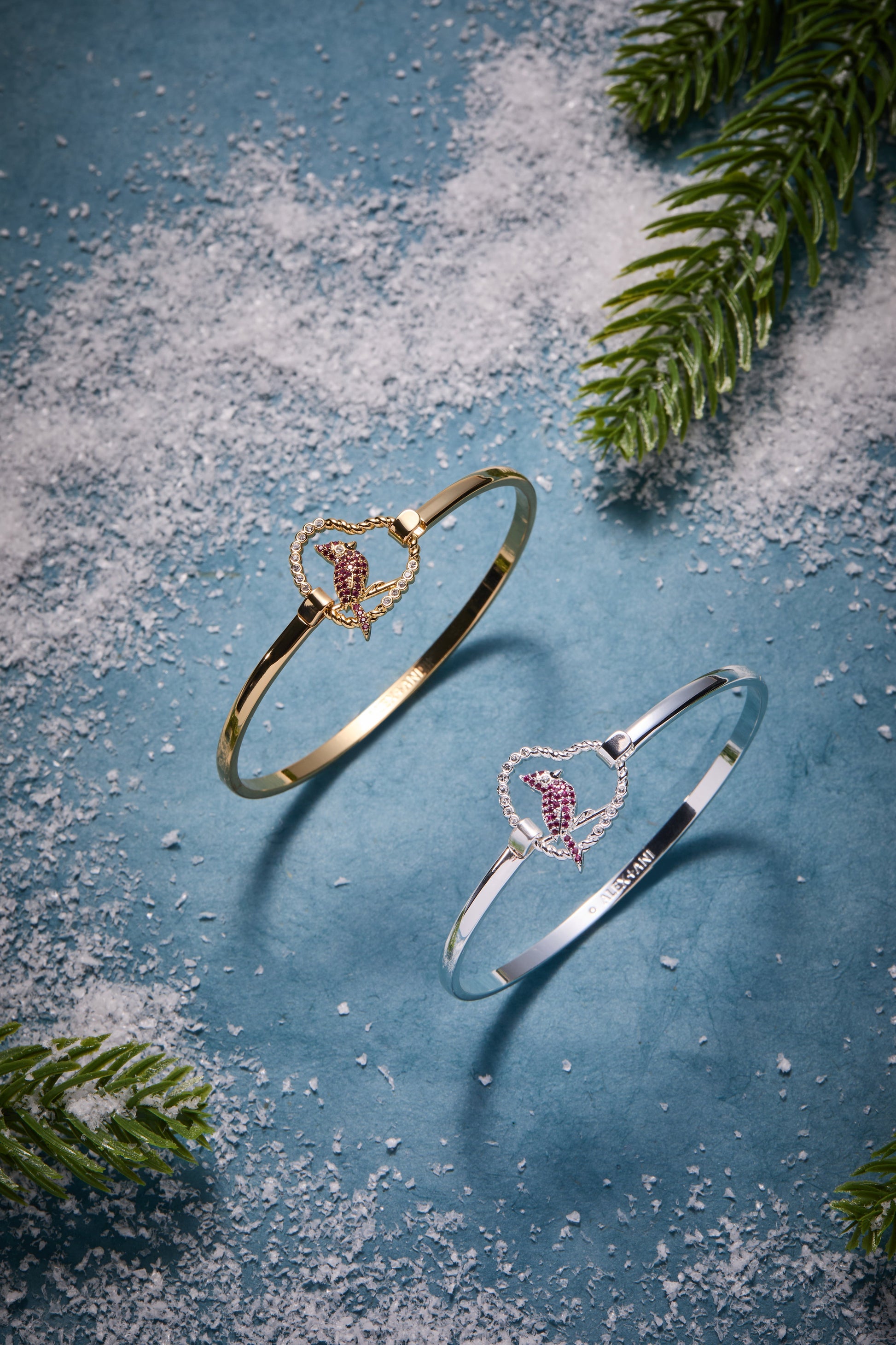 Cardinal Bangle Silver
