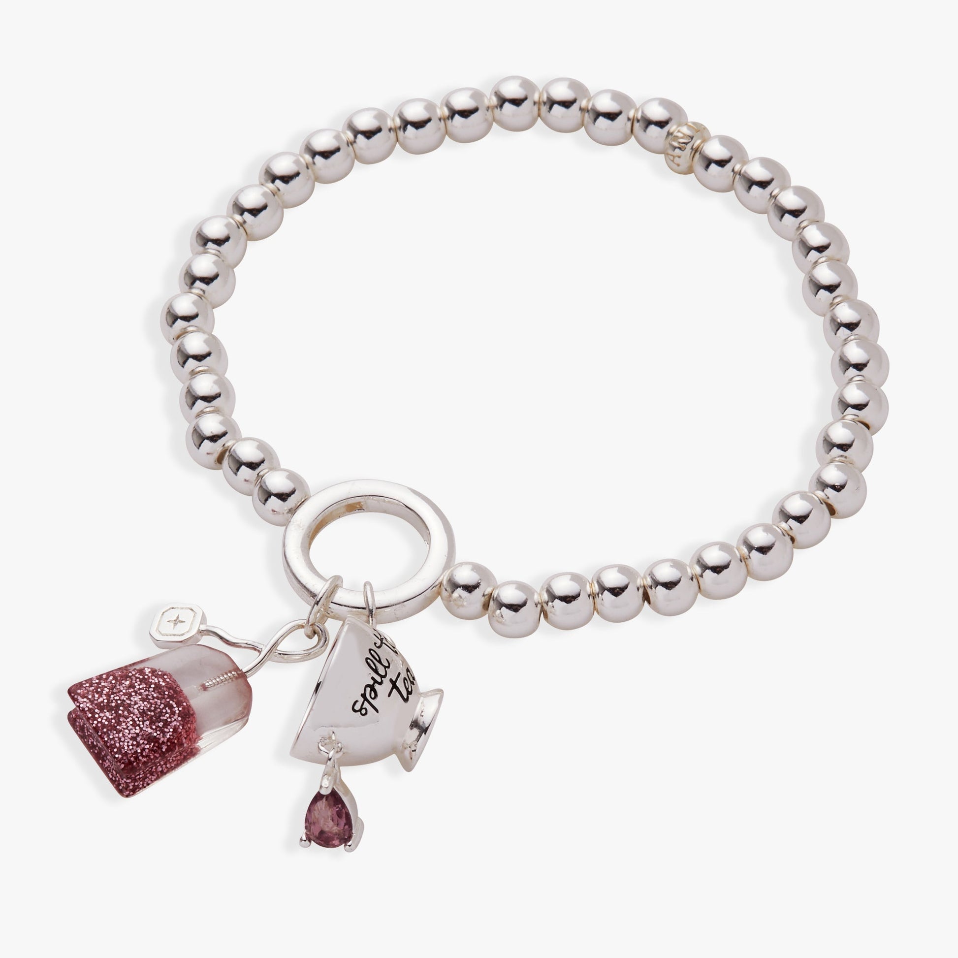 Spill the Tea Stretch Bracelet Gold