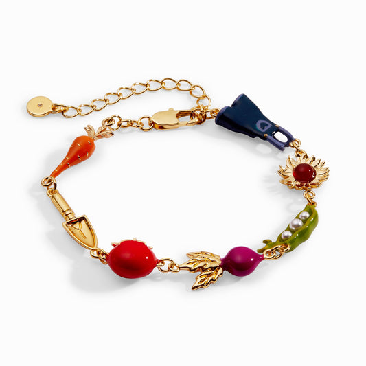 Farmers' Market Inline Bracelet Gold