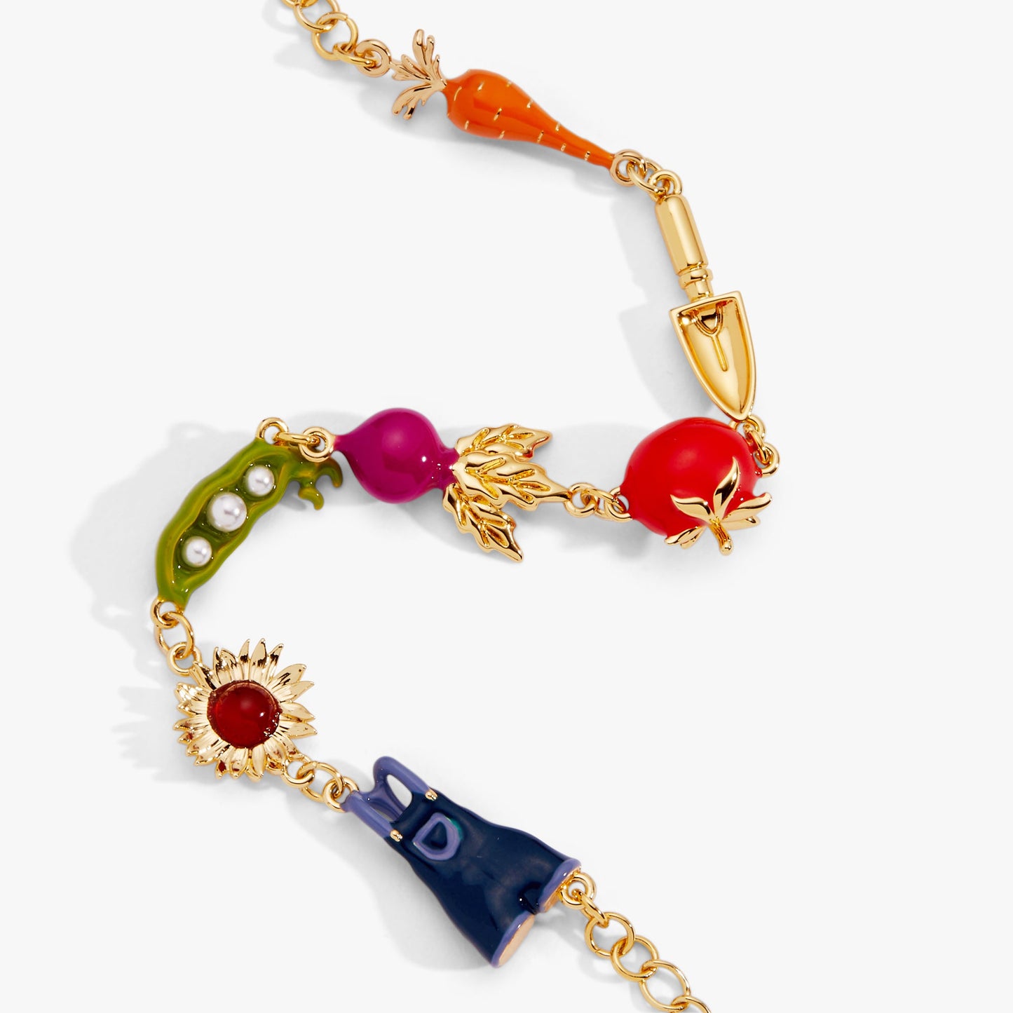 Farmers' Market Inline Bracelet Gold
