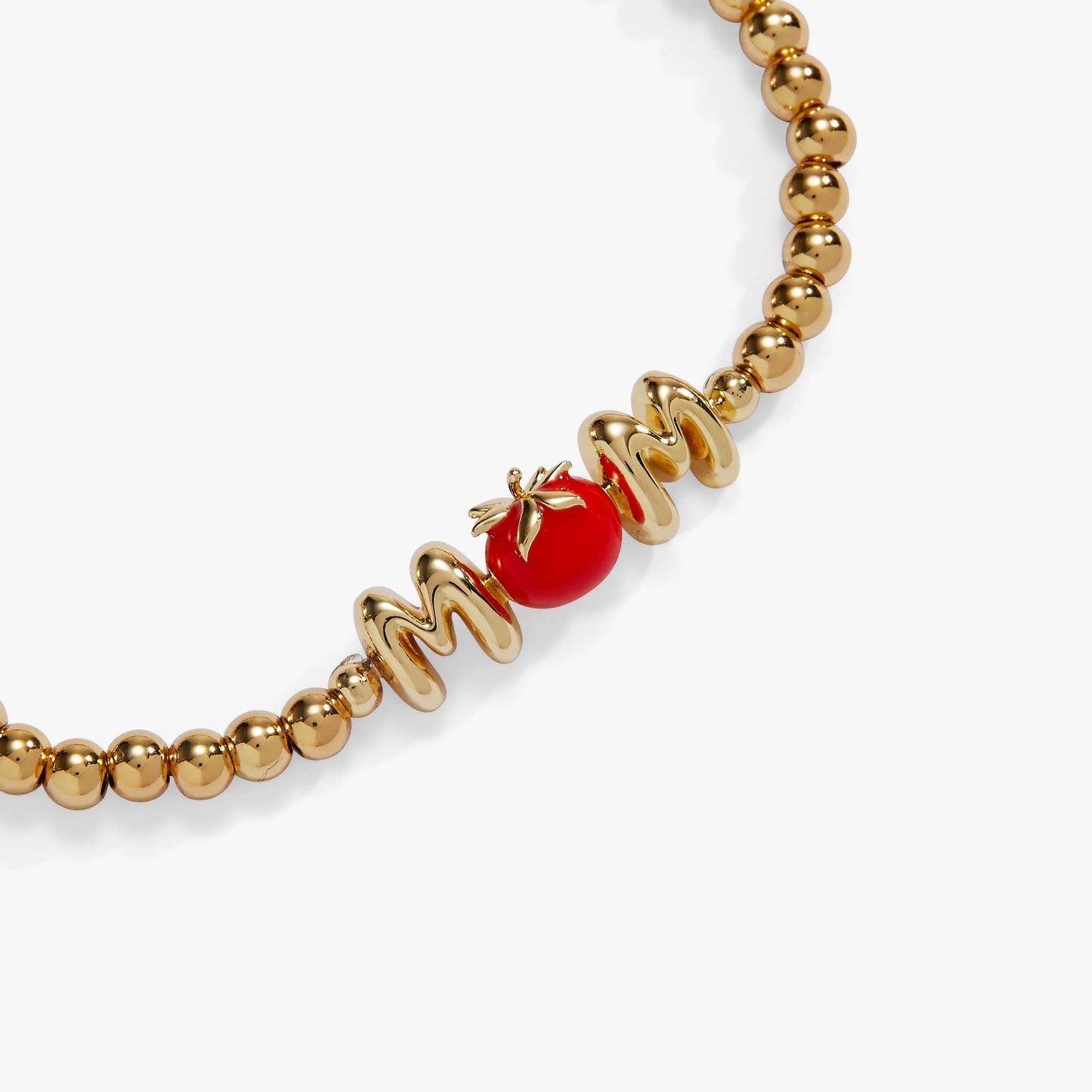 Farmers' Market 'Mom' Stretch Bracelet Gold