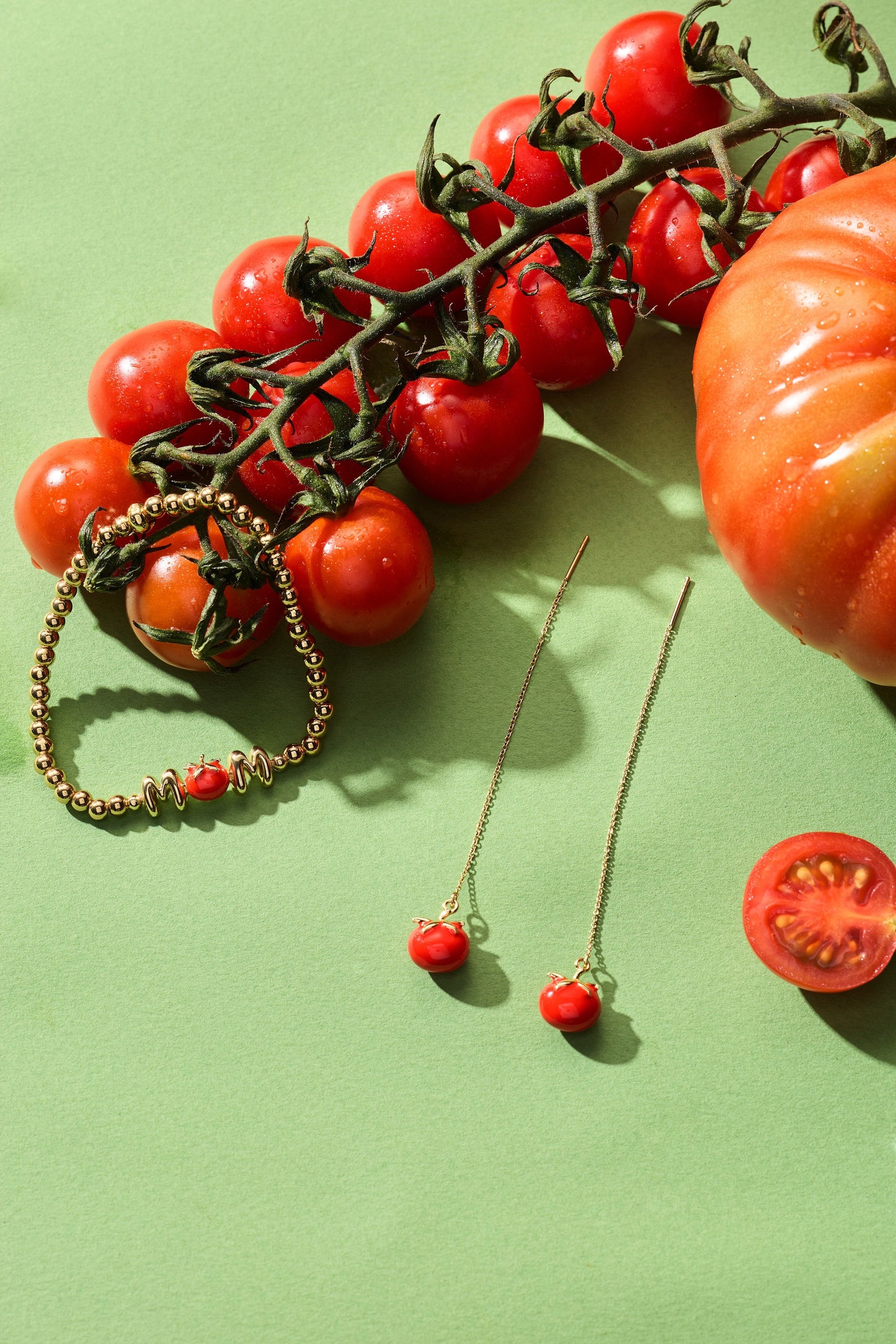 Farmers' Market 'Mom' Stretch Bracelet Gold