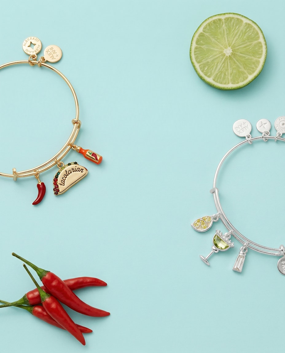 Tacotarian' Multi Charm Bangle
    
    
    
       Gold