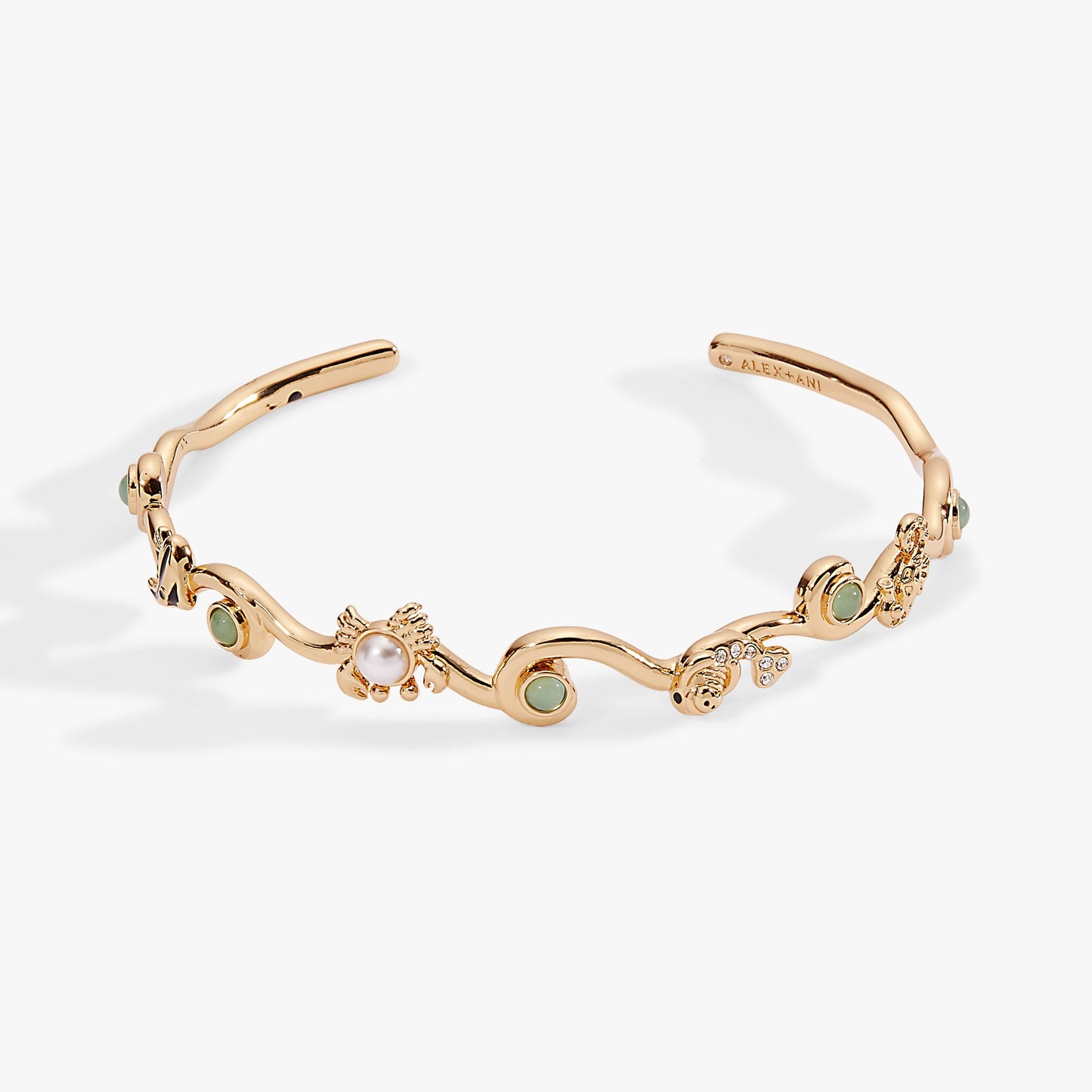 Whimsical Sea Creature Cuff Gold