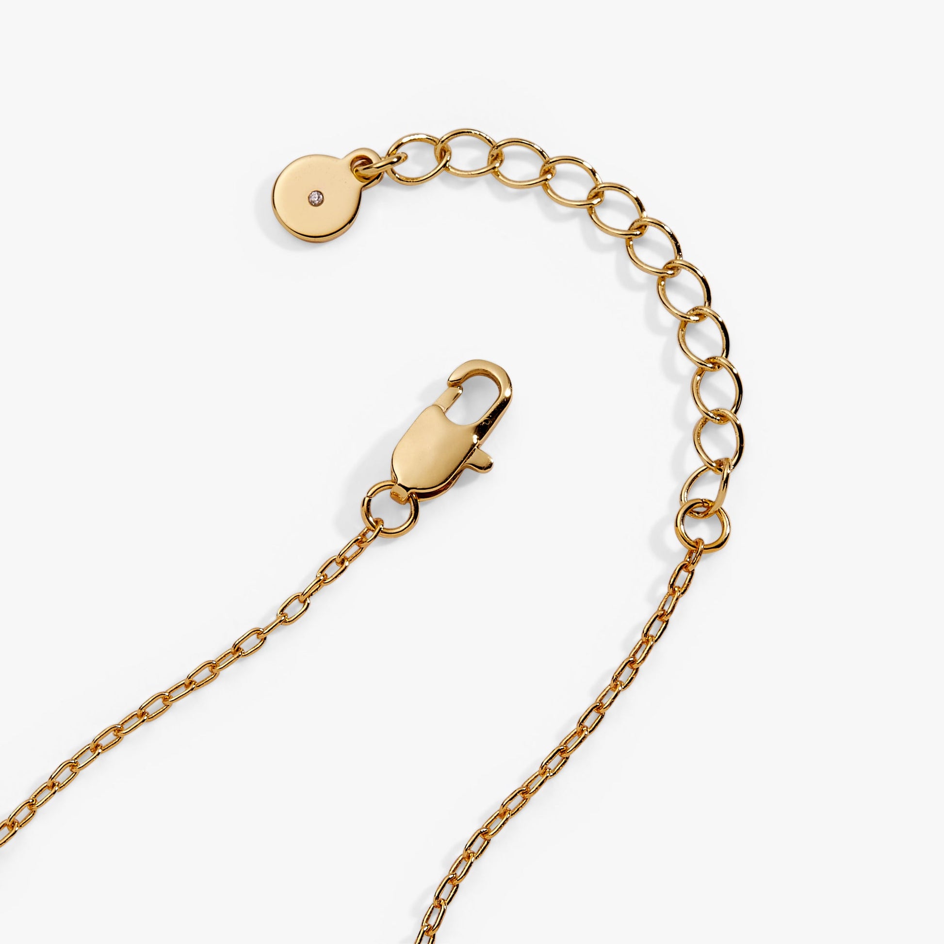 Bonus Mom' Alphabet Bead Linear Bracelet
    
    
    
       Gold