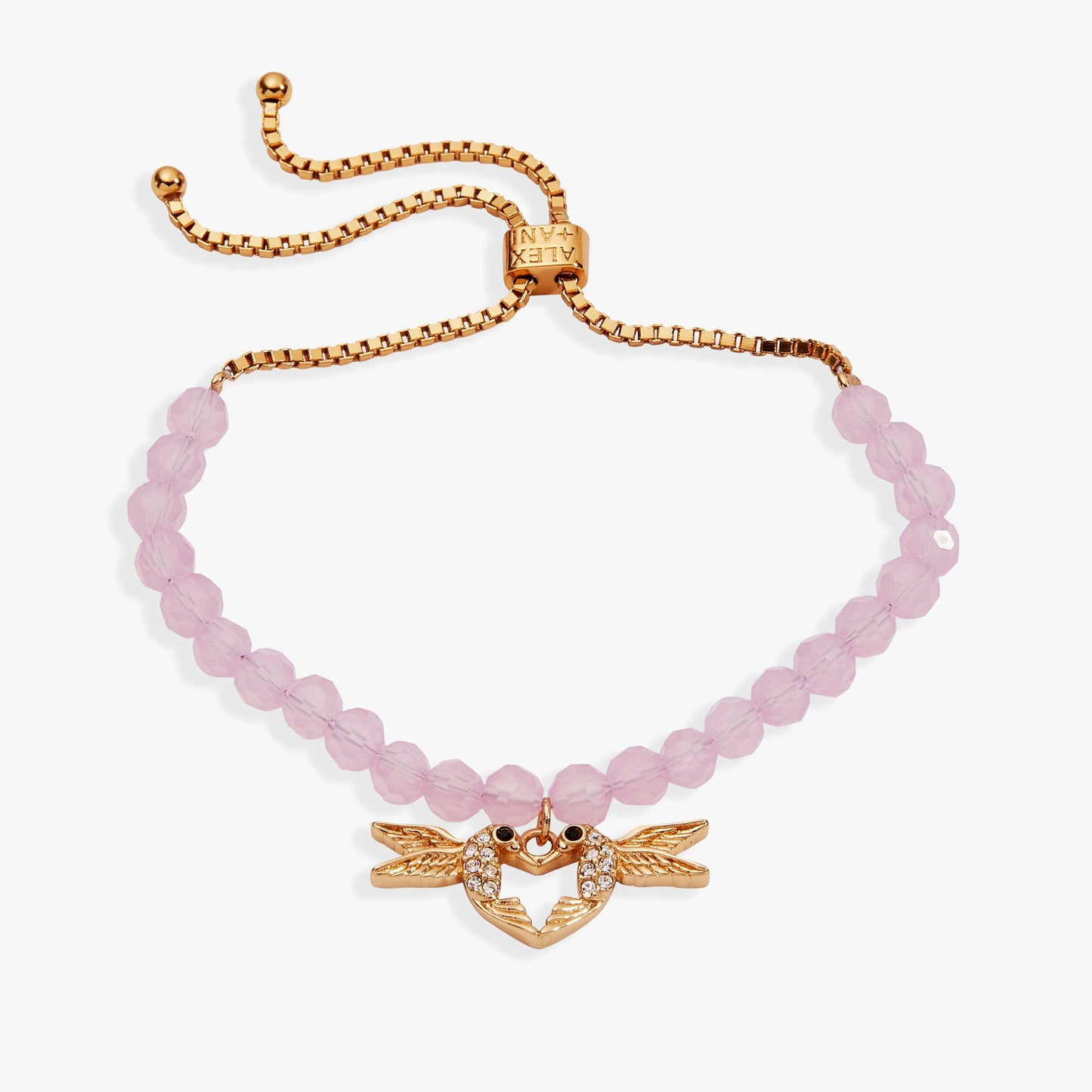 Birds of a Feather Bolo Bracelet Gold