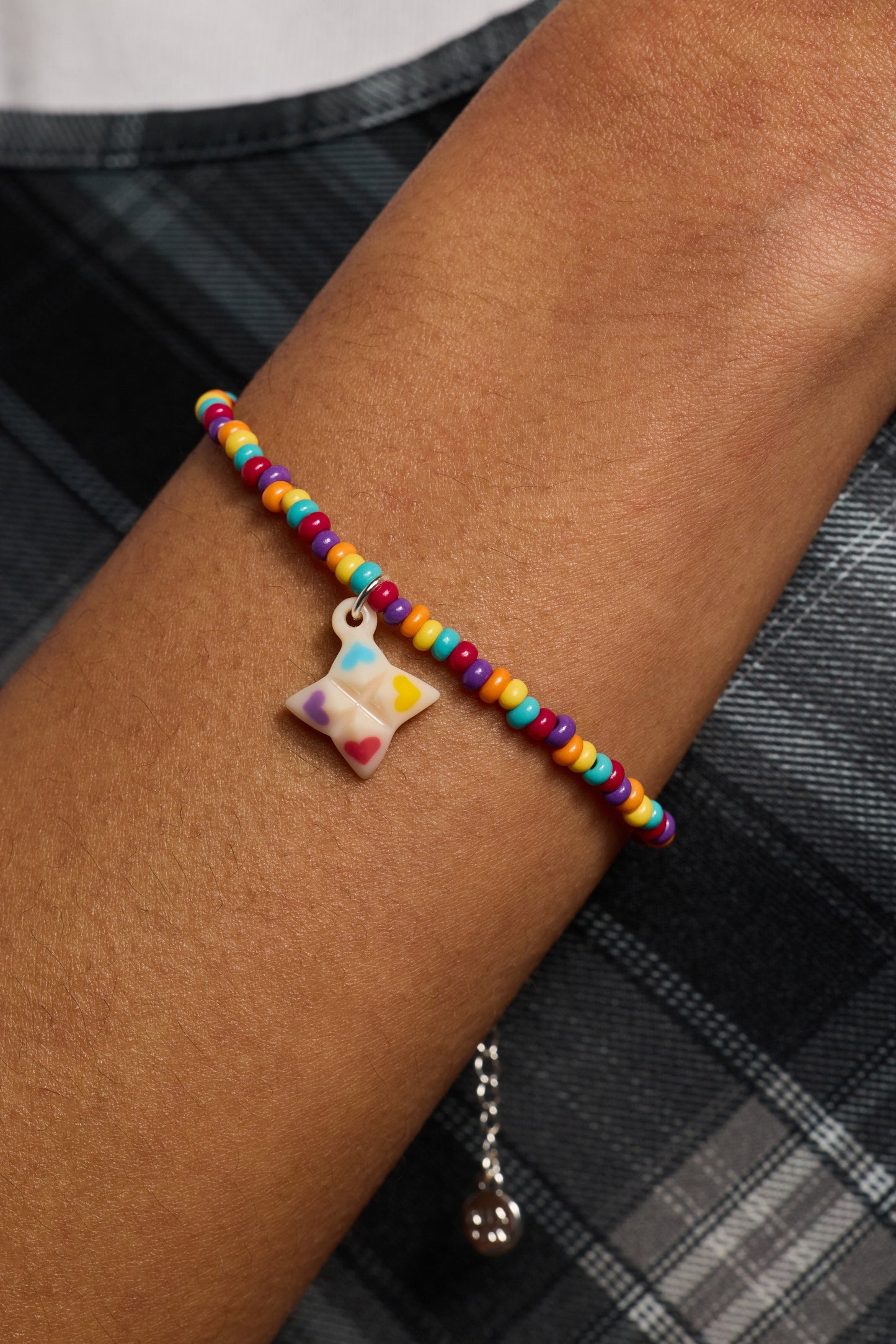90s Fortune Teller Bracelet Silver
