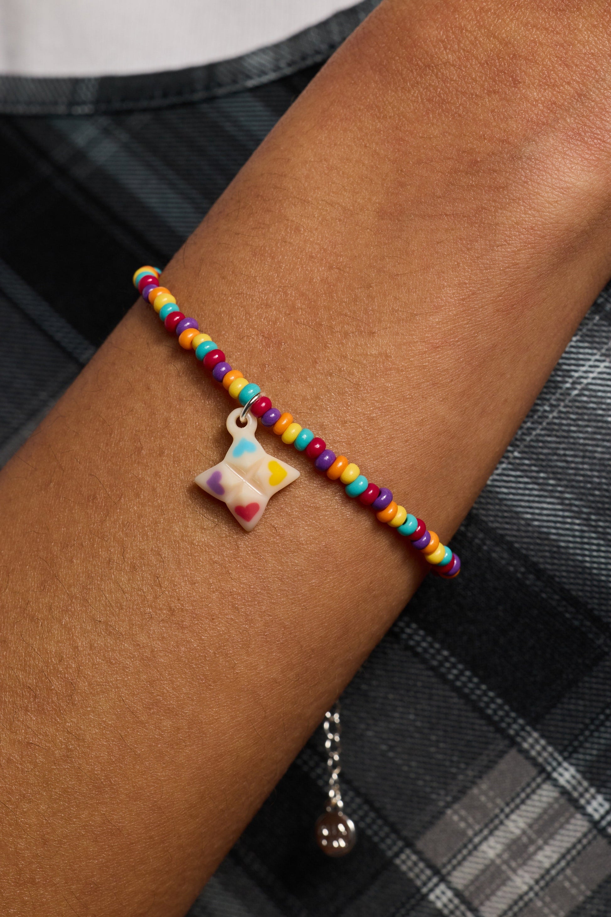 90s Fortune Teller Bracelet Silver