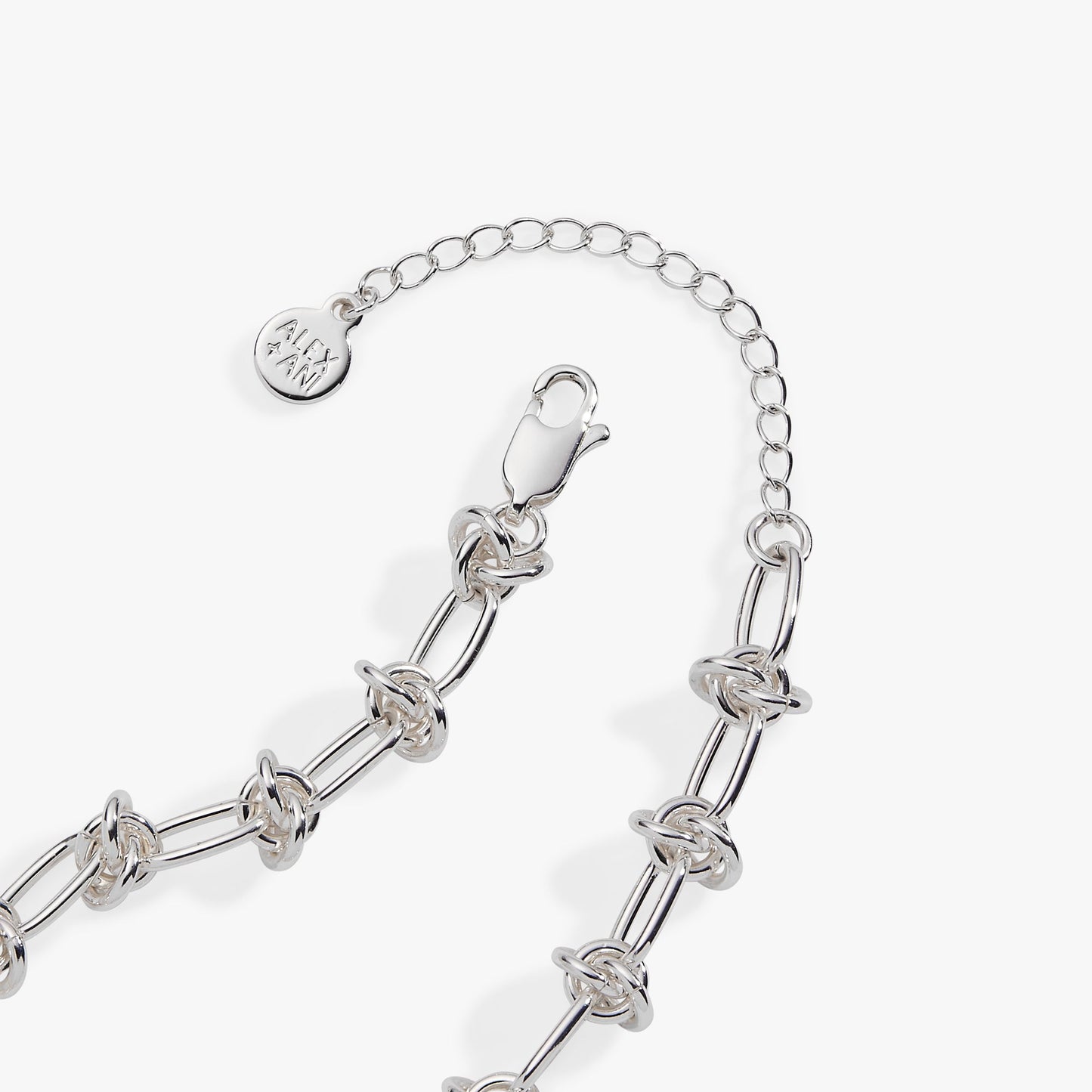 80's Rock Star Charm Chain Bracelet Silver