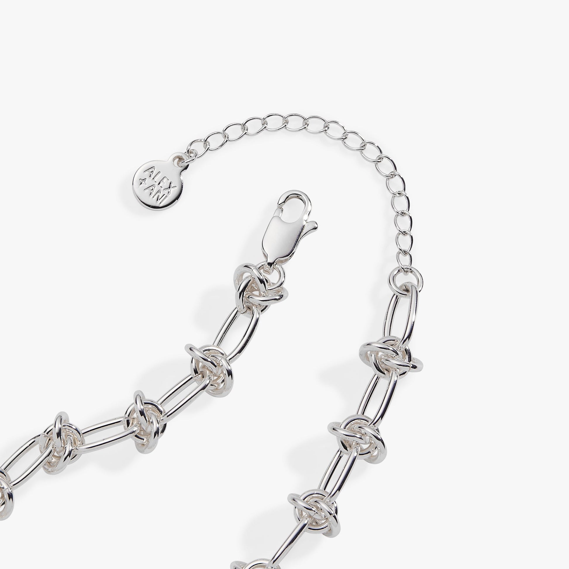 80's Rock Star Charm Chain Bracelet Silver