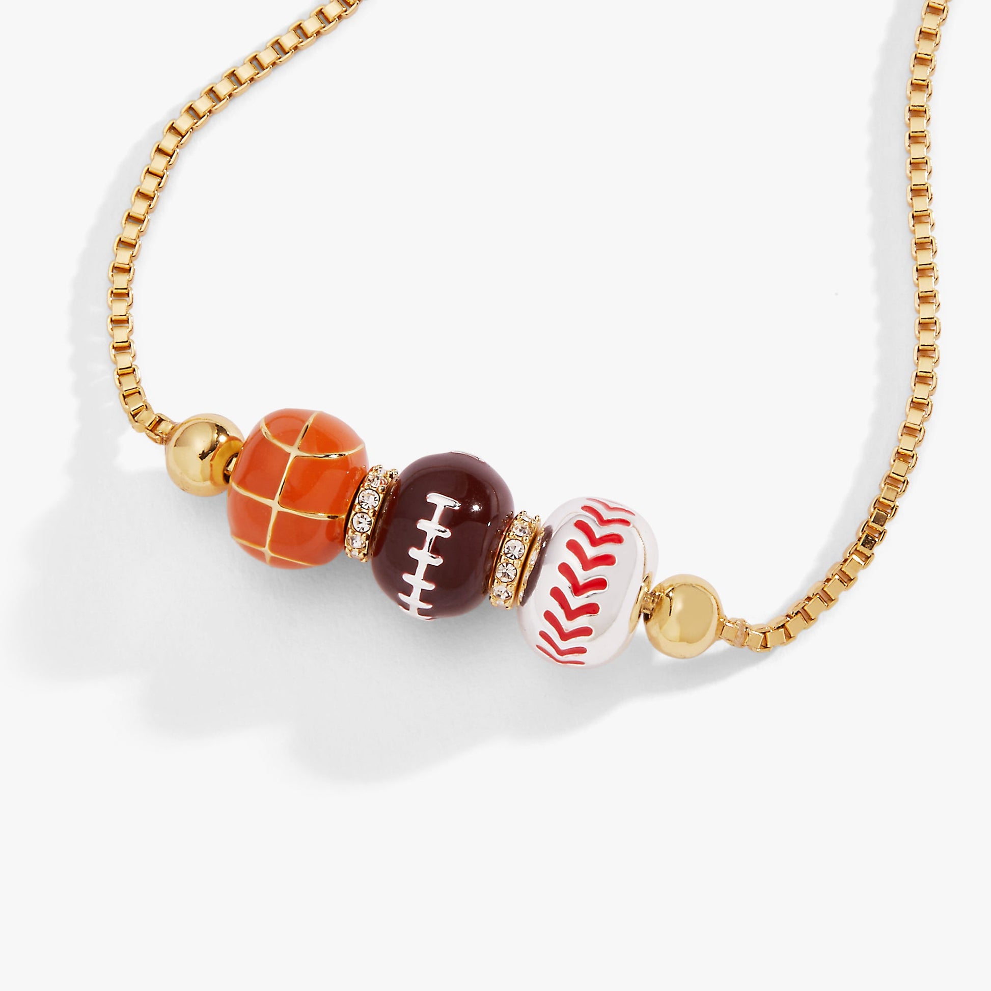 Game On Spinner Bolo Bracelet Gold