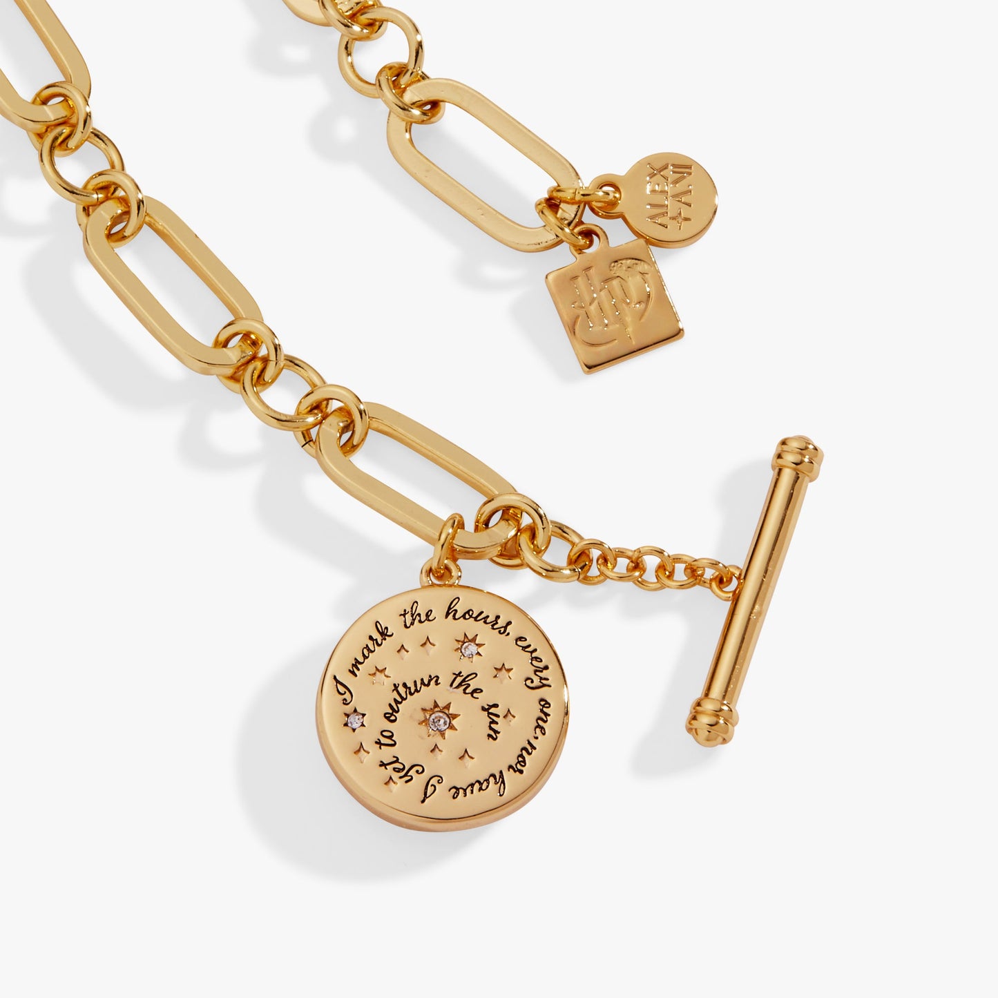Harry Potter™ Time Turner Toggle Bracelet Gold