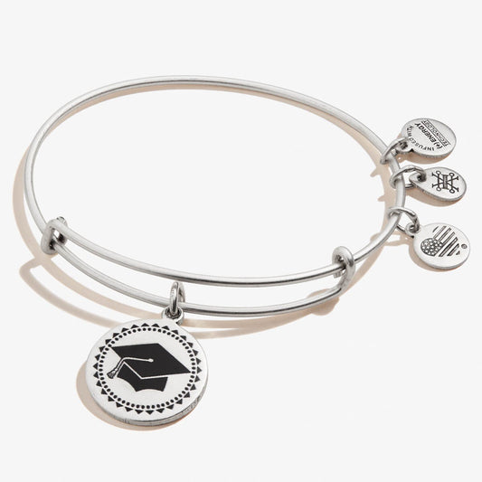 Class of 2020 Charm Bangle - Alex and Ani Rafaelian Silver