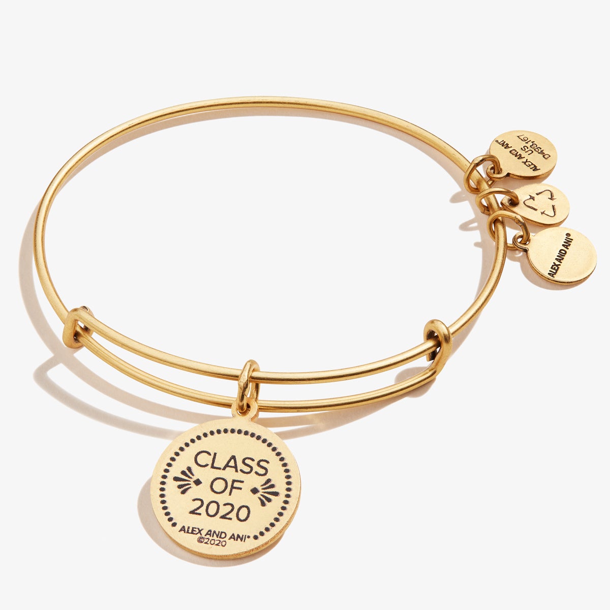 Class of 2020 Charm Bangle - Alex and Ani Rafaelian Silver