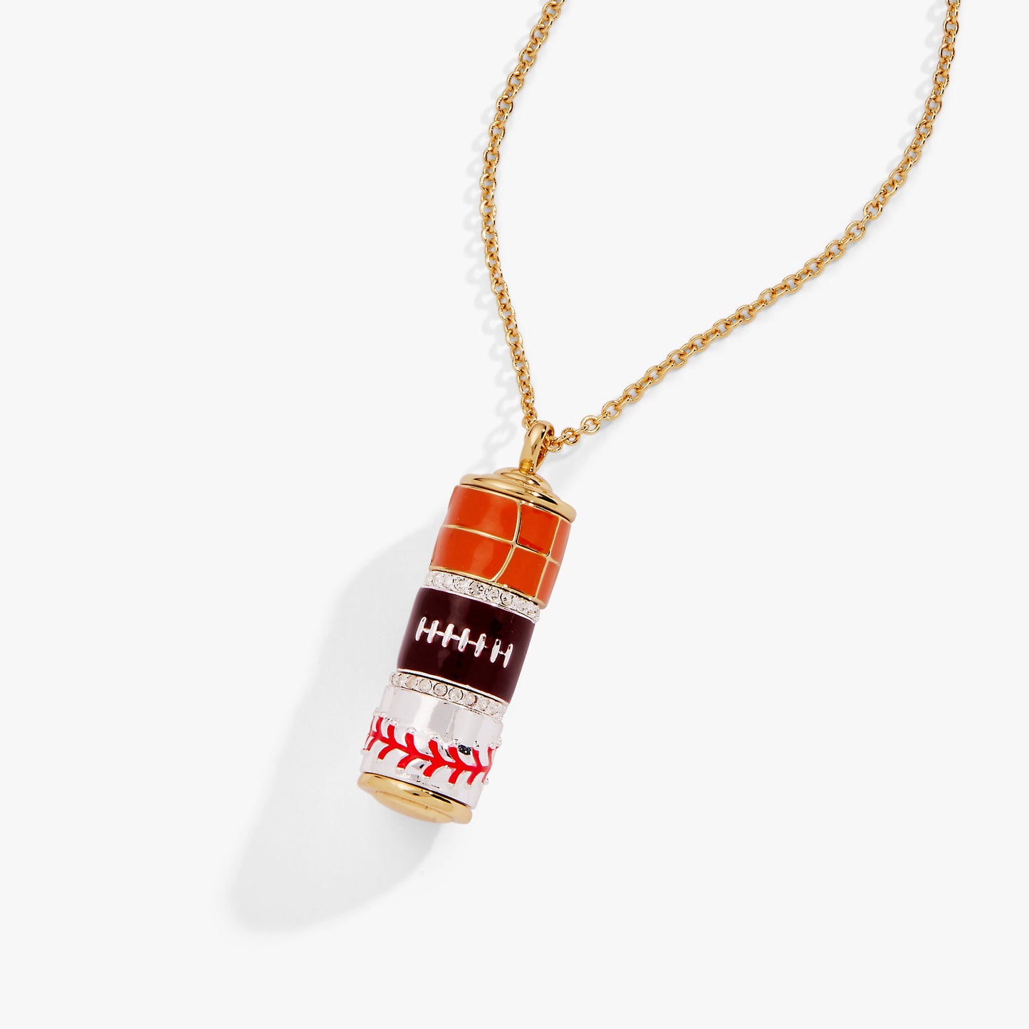 Game On Spinner Pendant Gold