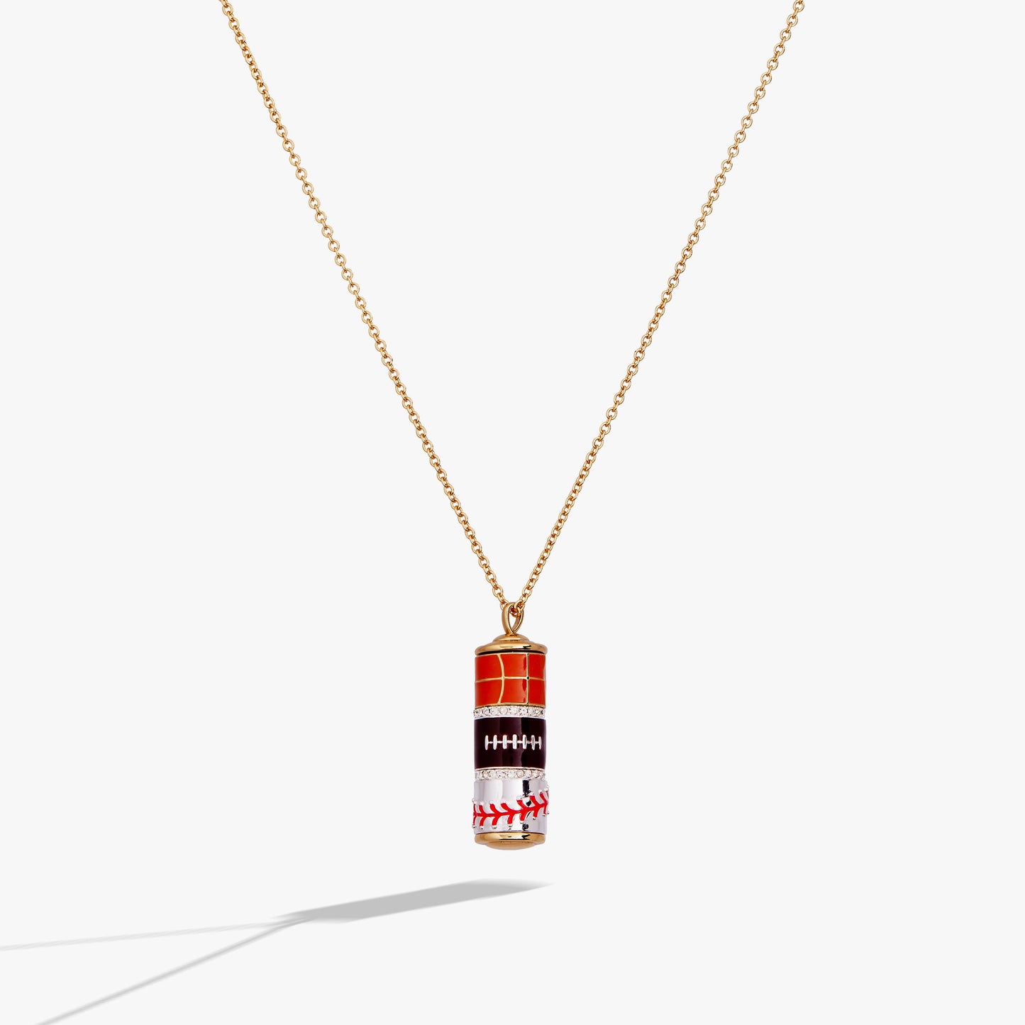 Game On Spinner Pendant Gold