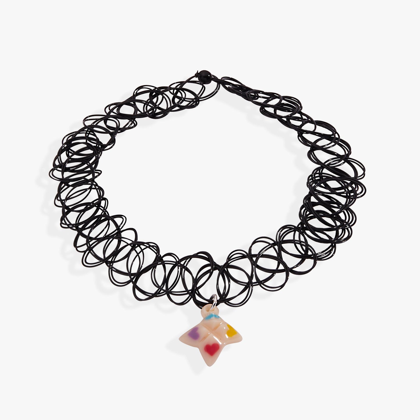 90s Fortune Teller Choker Silver