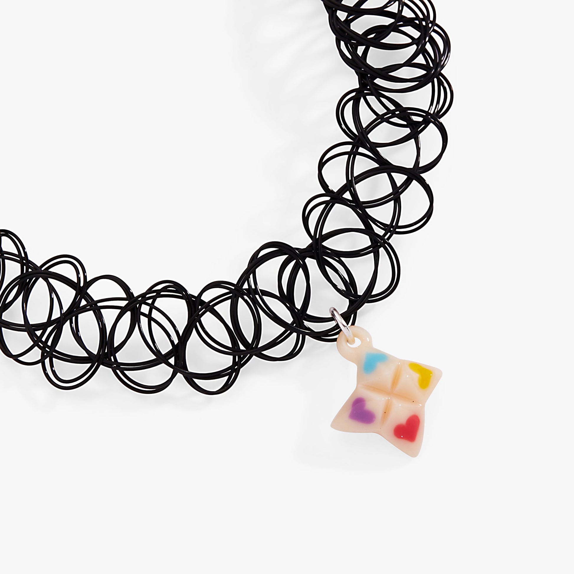 90s Fortune Teller Choker Silver
