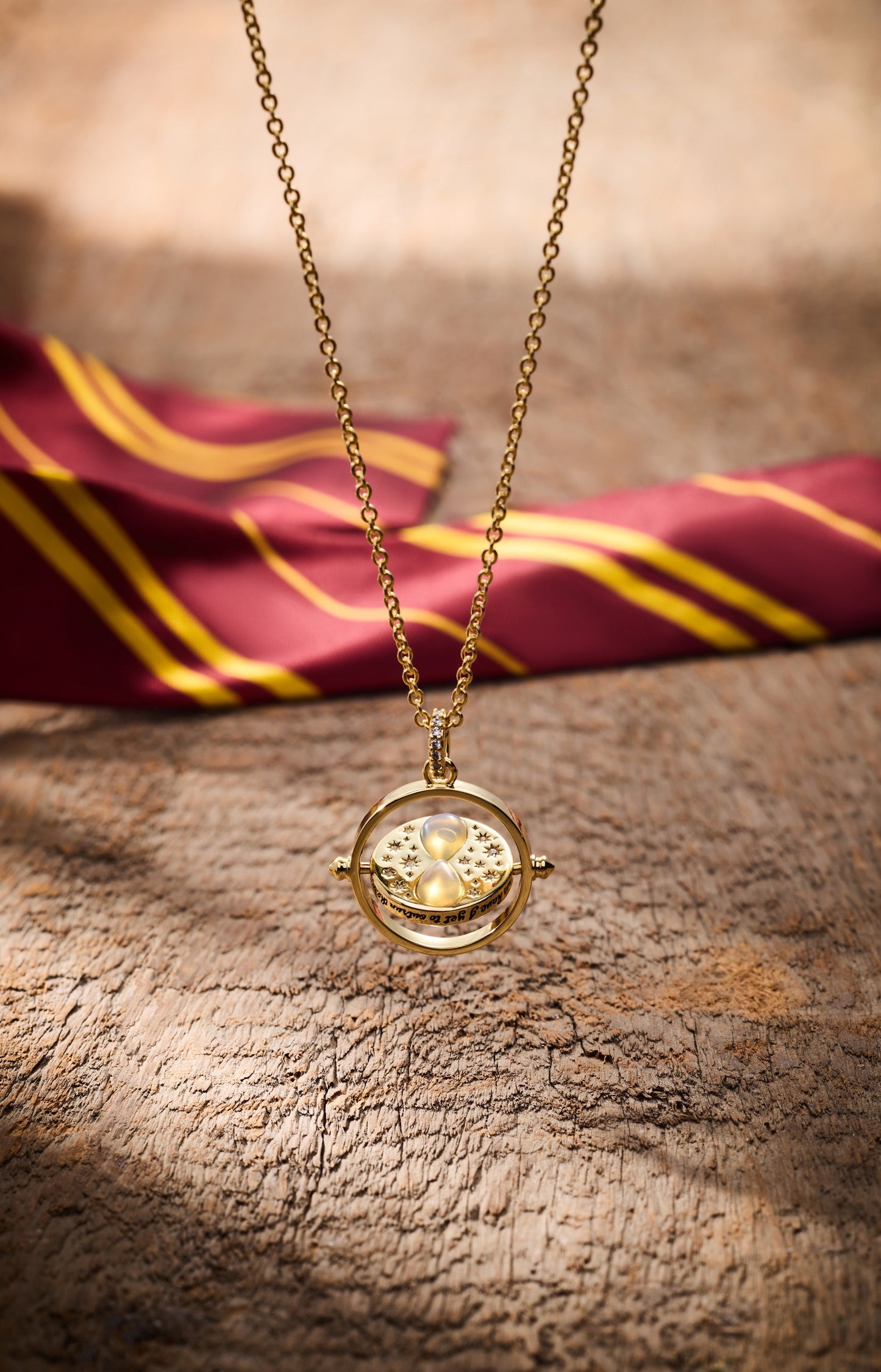 Harry Potter™ Time Turner Pendant Gold