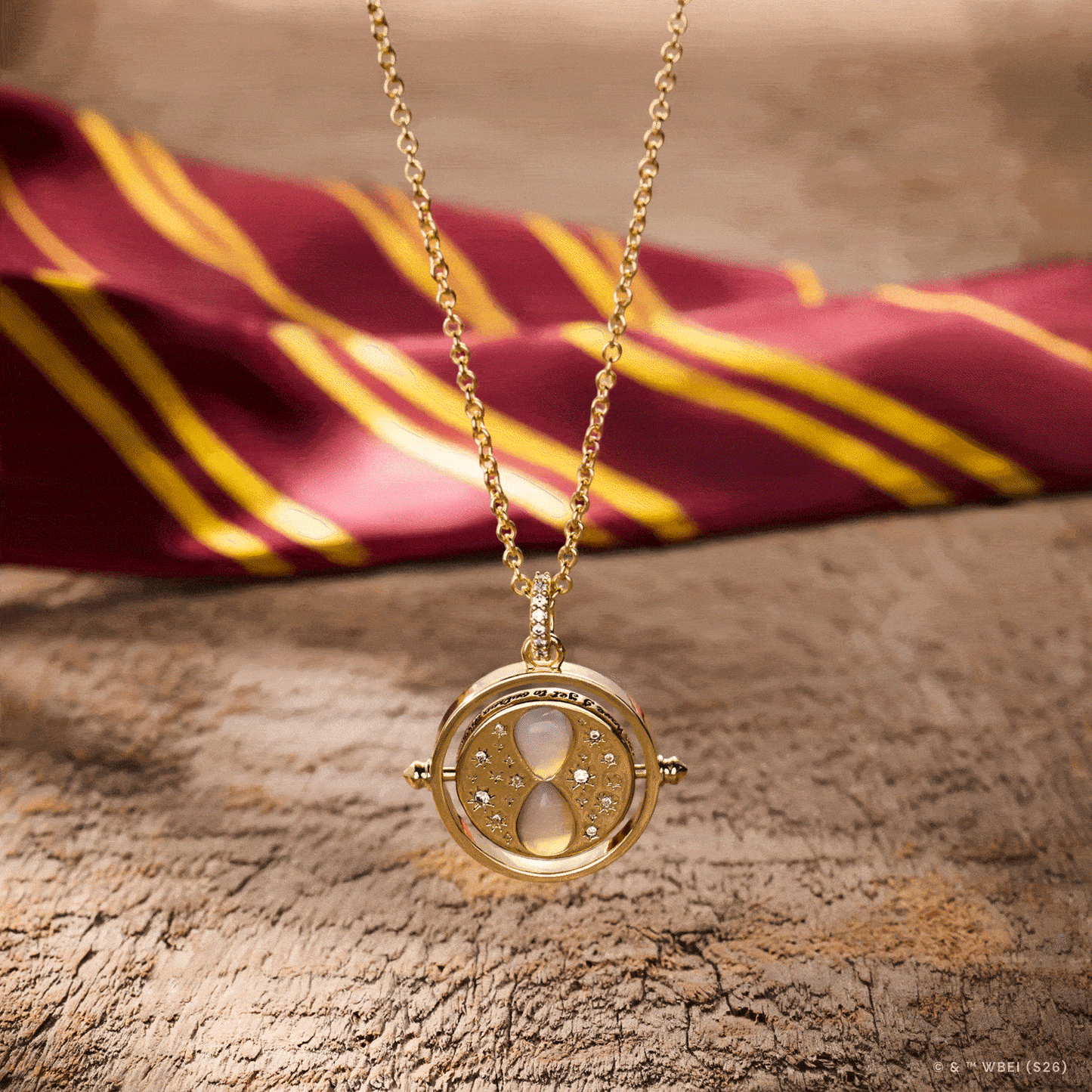 Harry Potter™ Time Turner Pendant Gold