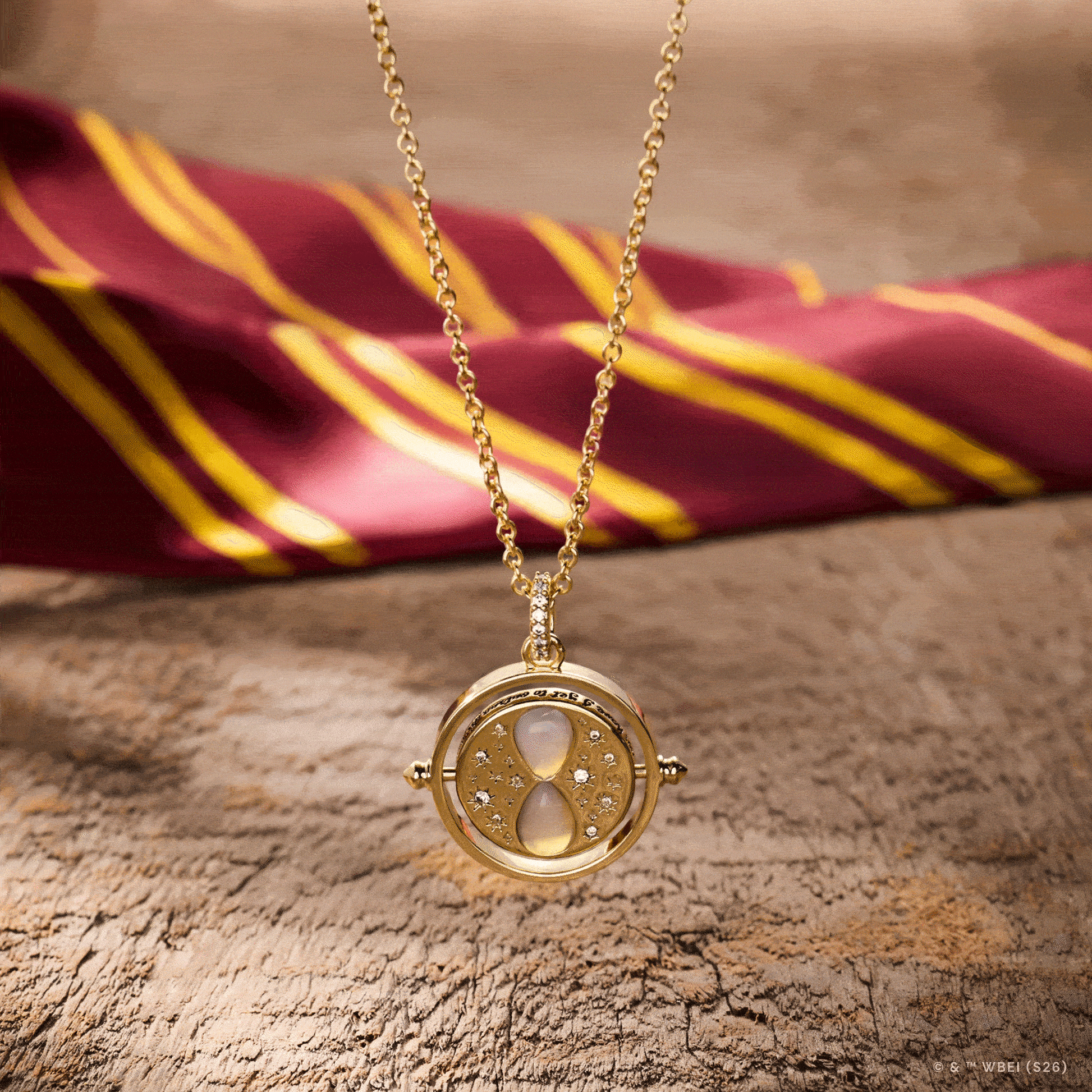 Harry Potter™ Time Turner Pendant Gold