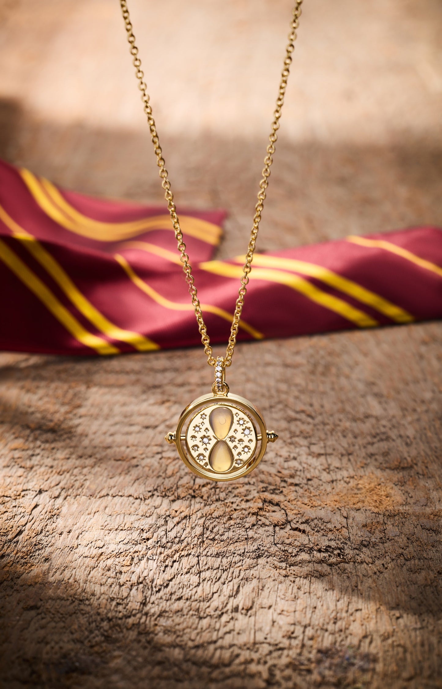 Harry Potter™ Time Turner Pendant Gold