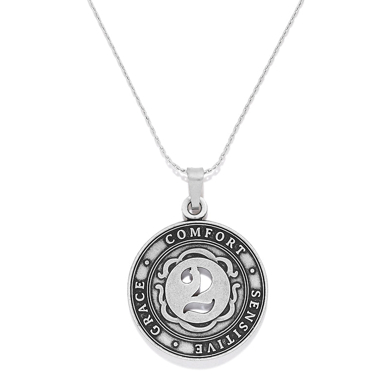 Number 2 Necklace, Expandable - Alex and Ani Rafaelian Silver
