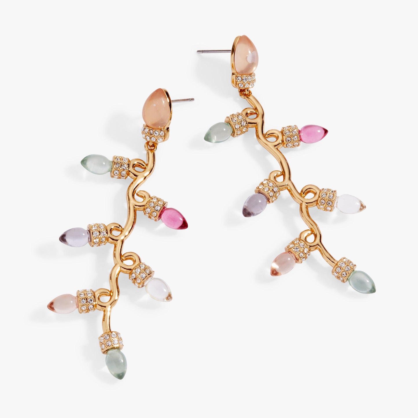 Light Bulb Drop Earring Gold