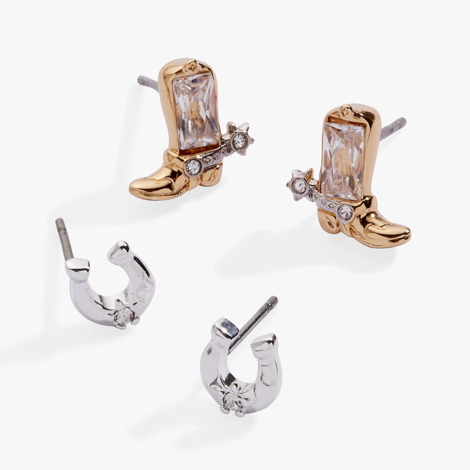 Cosmic Cowgirl Stud Set Two Tone