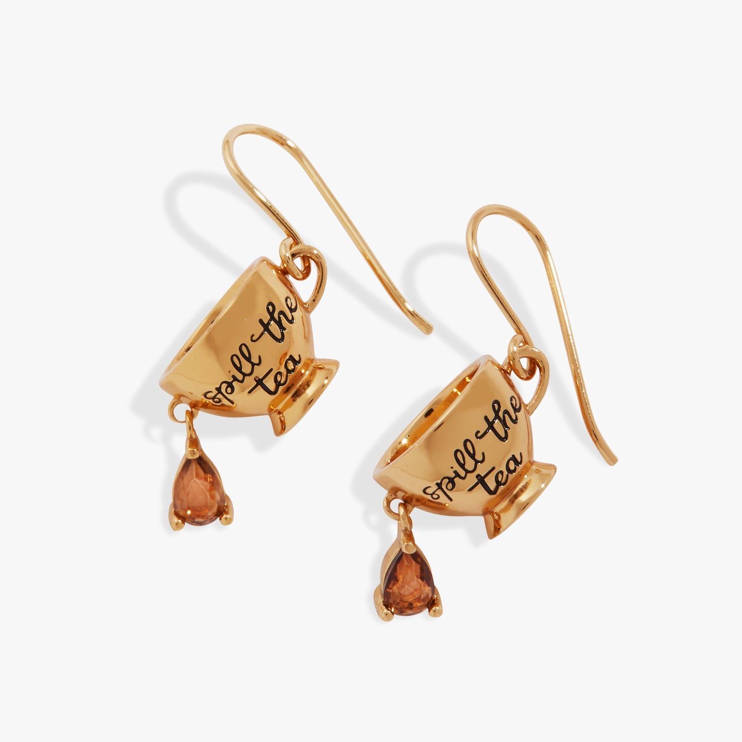 Spill the Tea Earrings Gold