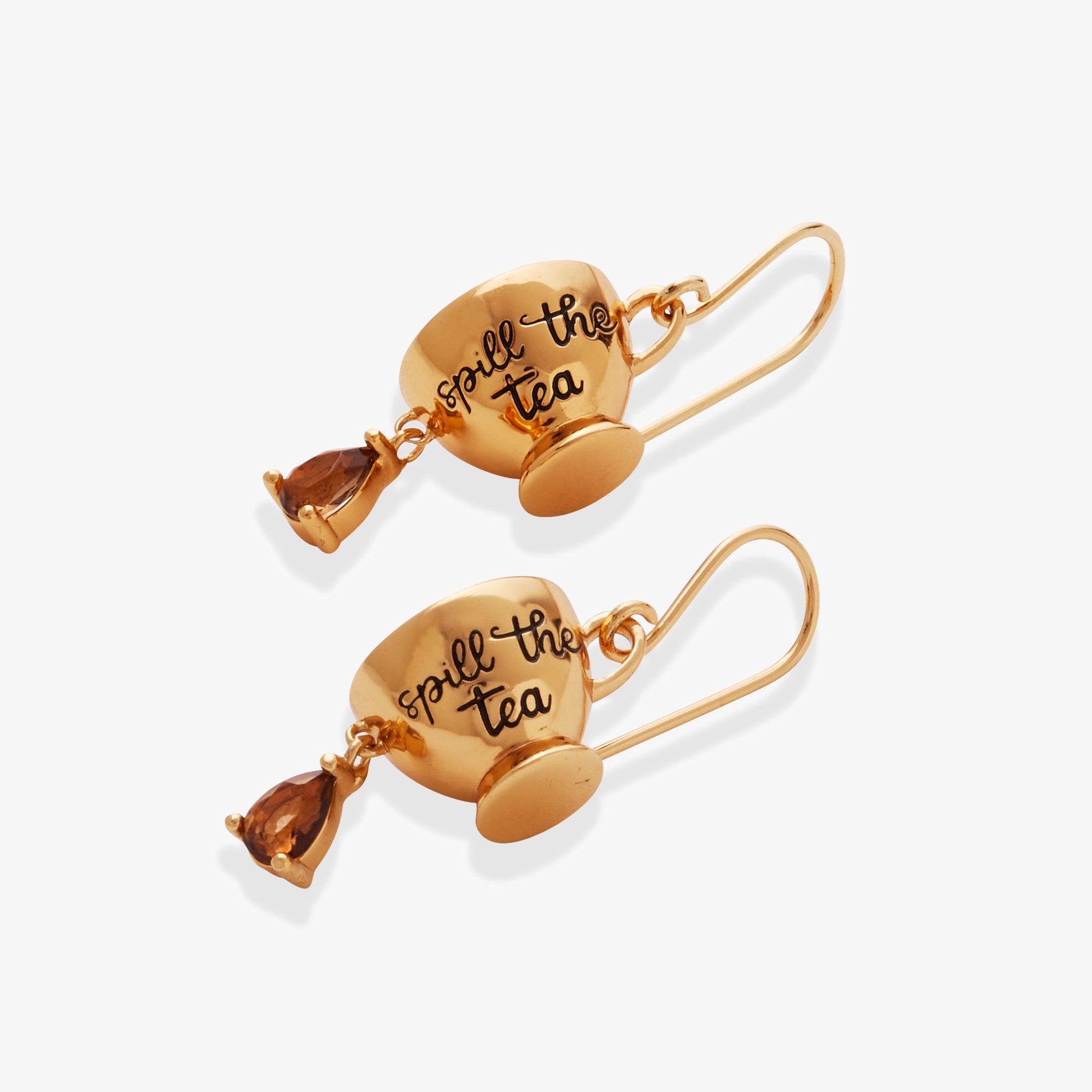 Spill the Tea Earrings Gold