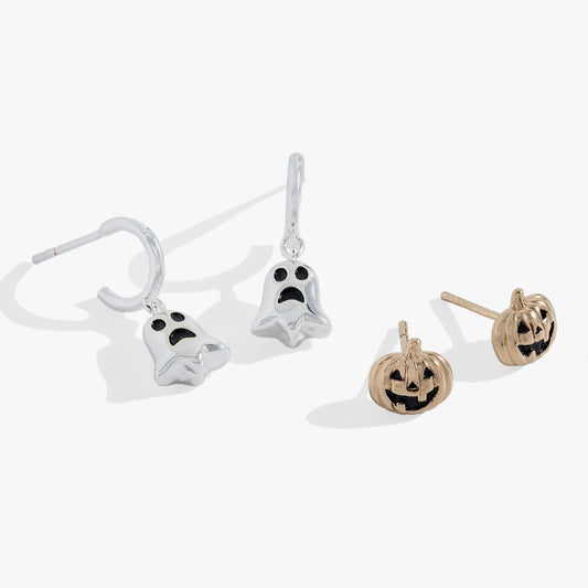 Halloween Earring Set Two Tone