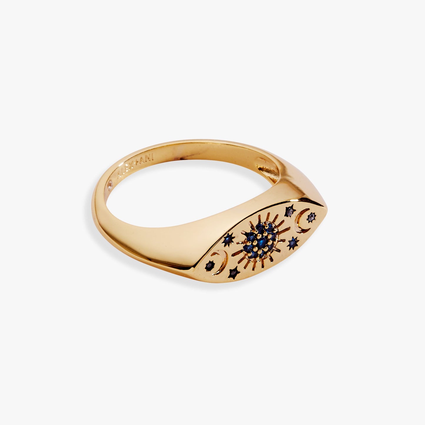 SOM - Evil Eye Signet Ring Gold