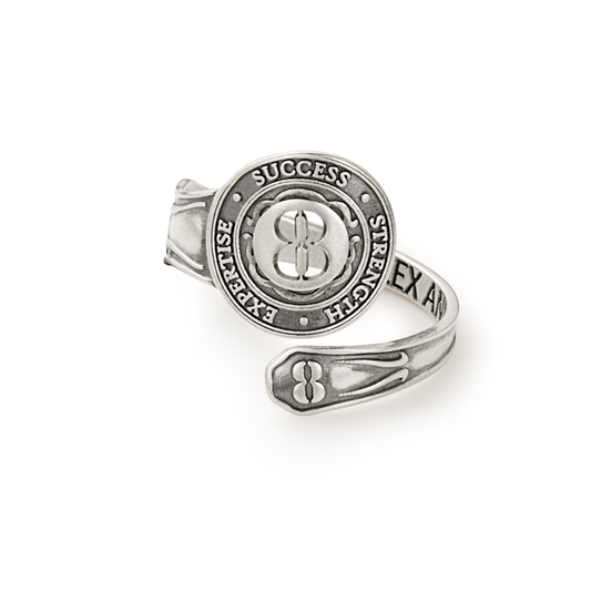 Number 8 Spoon Ring - Alex and Ani Sterling Silver
