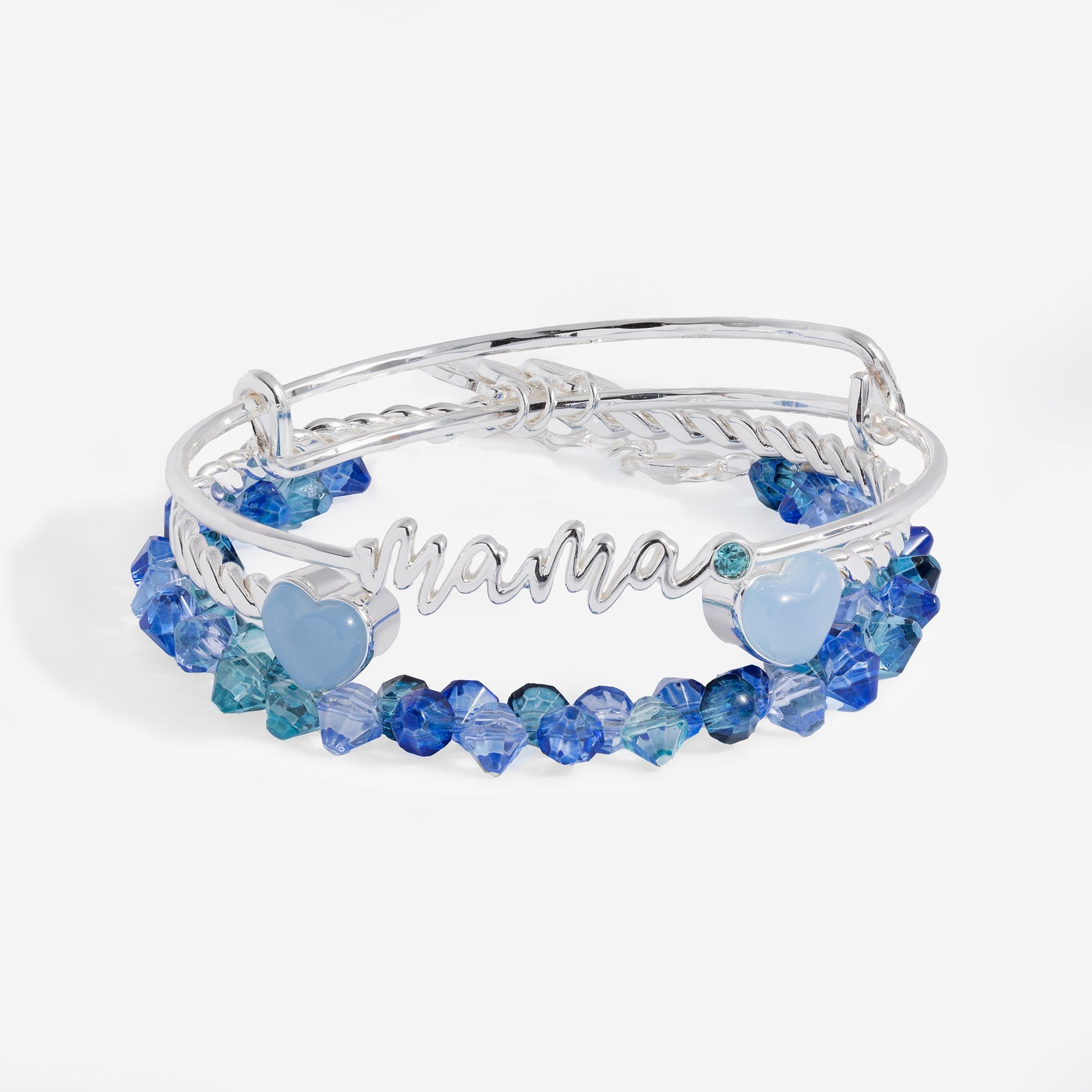 Mama Bangle Set of 3 Silver