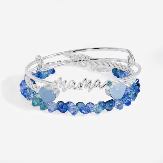 Mama Bangle Set of 3 Silver