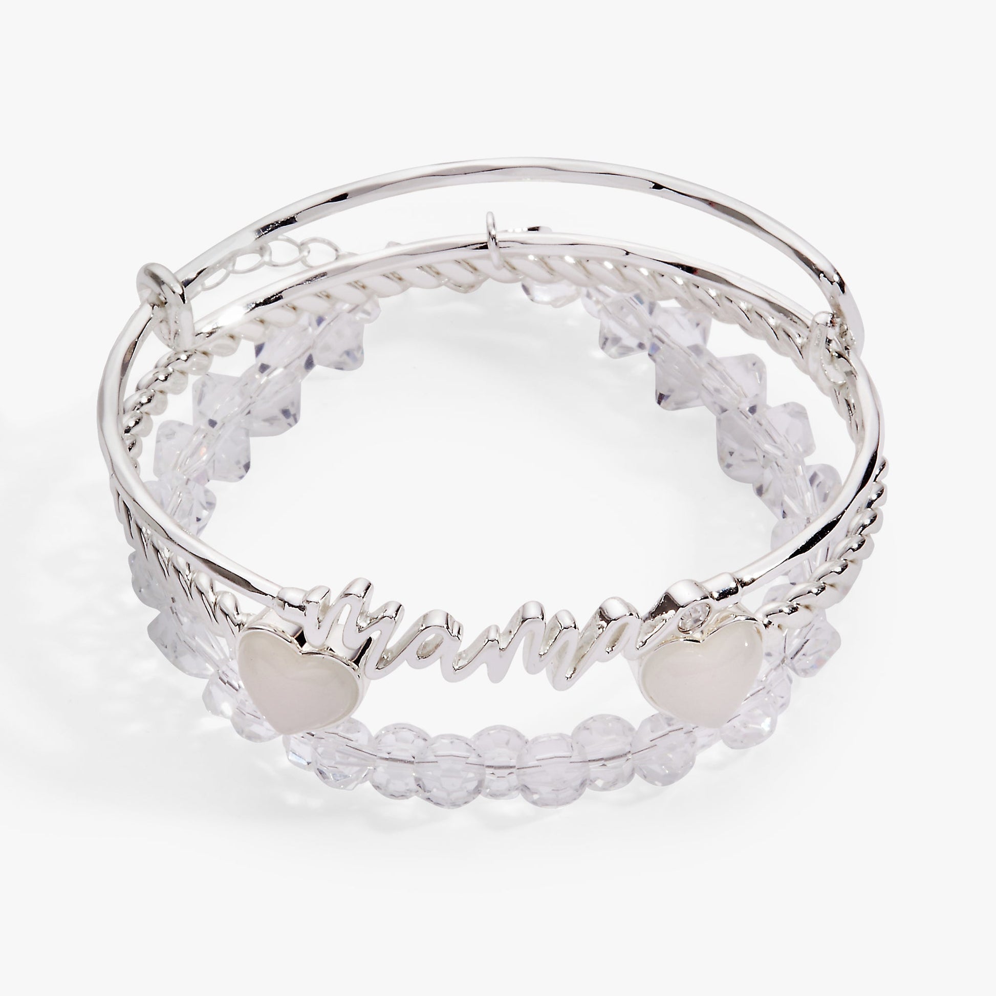 Mama Bangle Set of 3 Silver