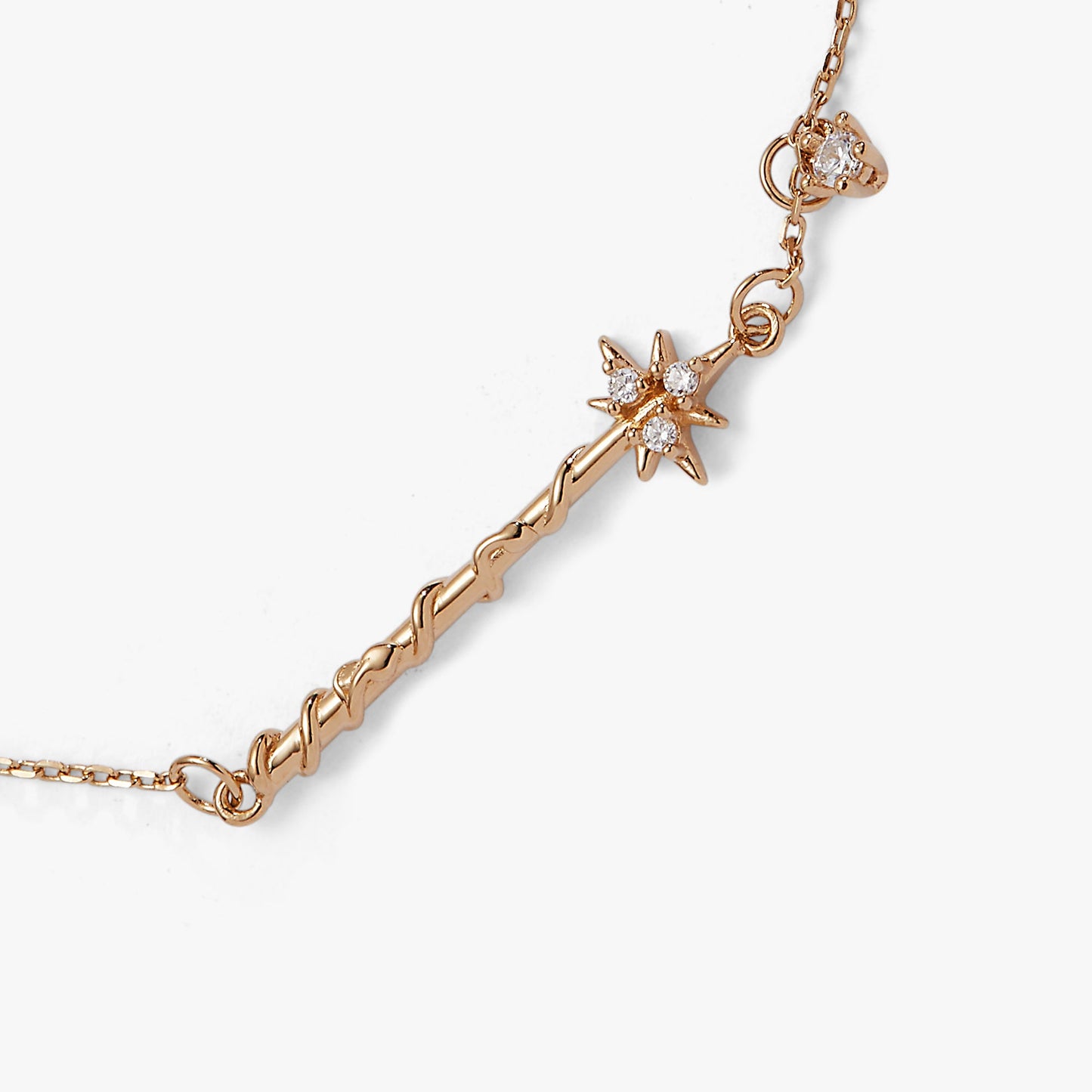 Harry Potter Hermione Wand Bracelet 14kt Gold Over Sterling Silver