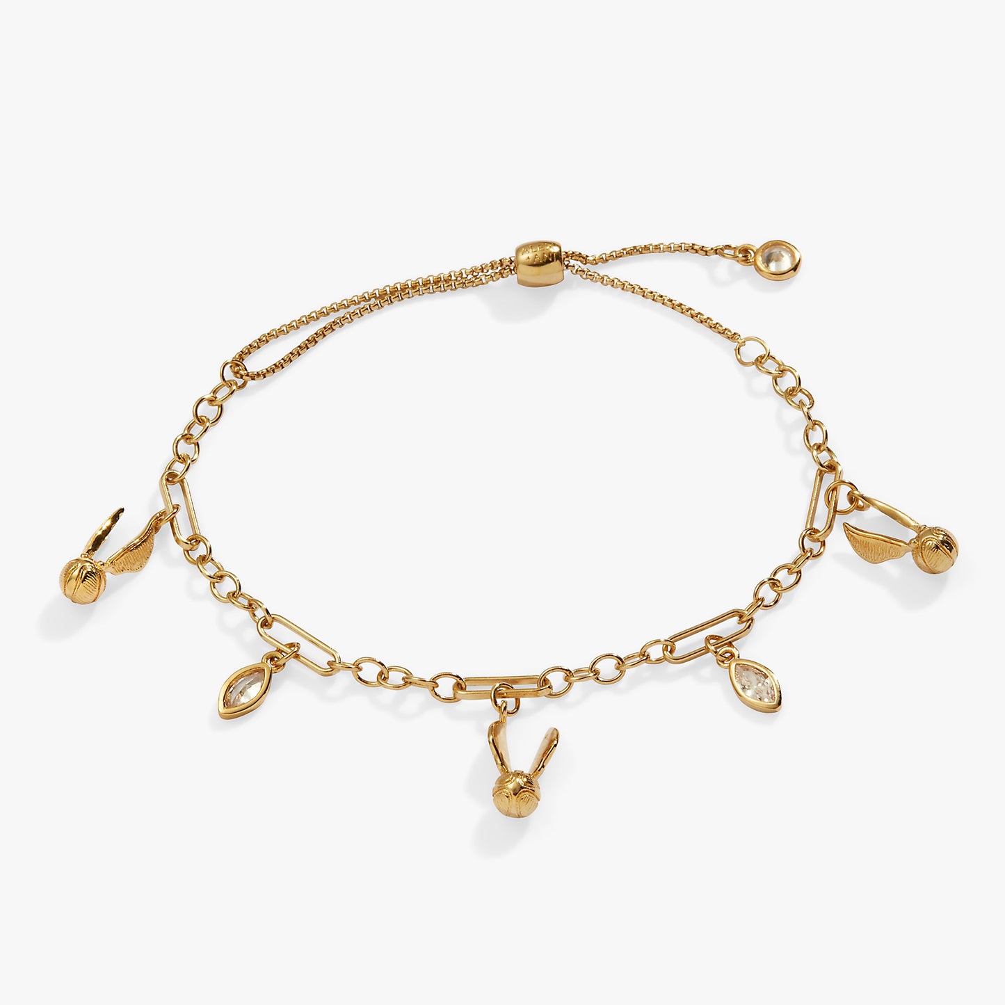 Harry Potter Golden Snitch Bracelet 14kt Gold Over Sterling Silver