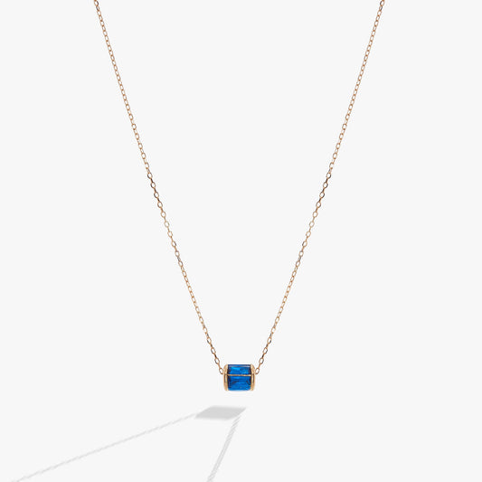 September Birthstone Precious Pendant Necklace 14kt Gold Over Sterling Silver