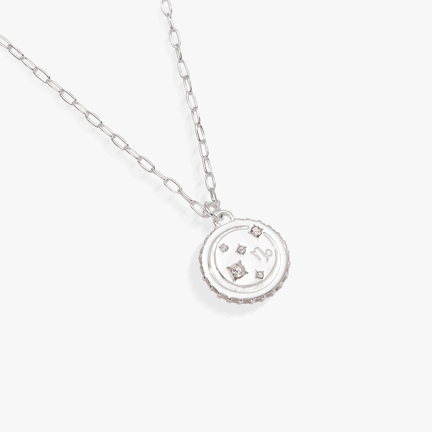 Capricorn Zodiac Precious Necklace Sterling Silver