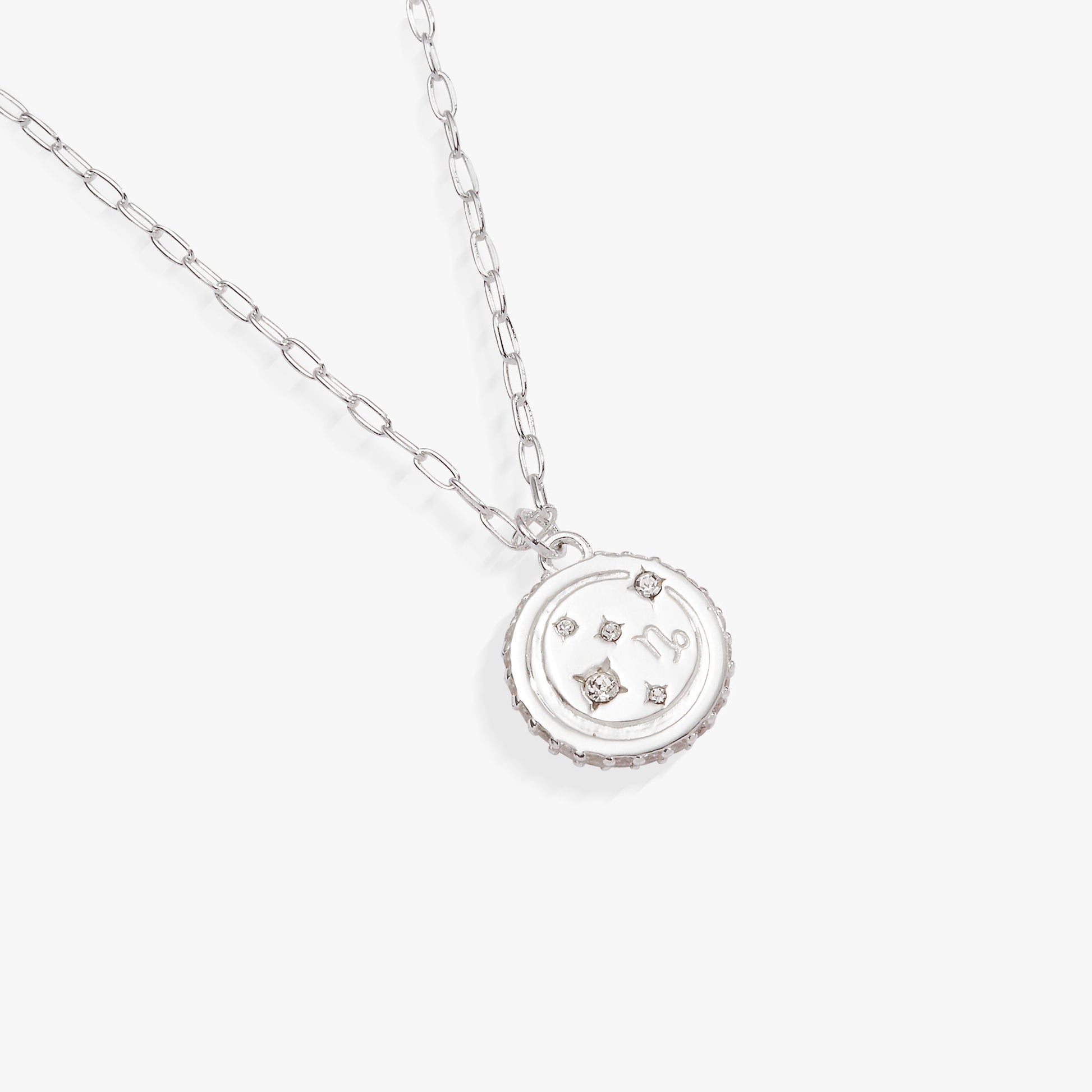 Capricorn Zodiac Precious Necklace Sterling Silver